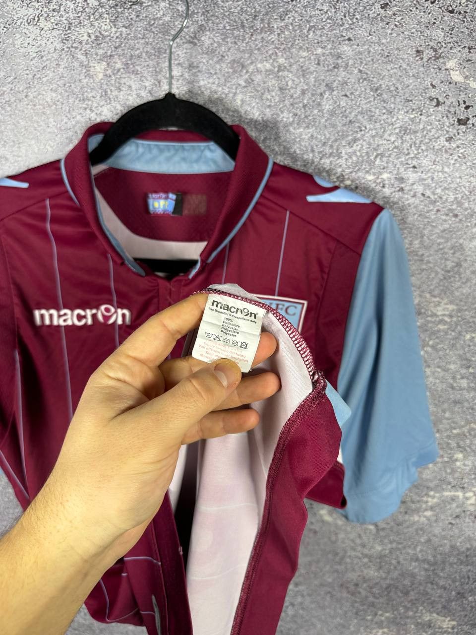 Macron × Vintage Vintage Aston Villa 2014/15 Macron Soccer Jersey Blokcore Size US M / EU 48-50 / 2 - 10 Thumbnail