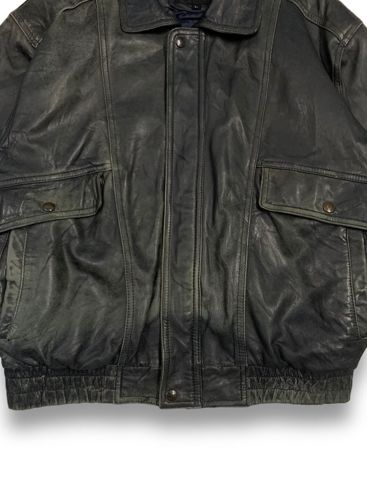 Other Japanese Brand Durante Sheepskin Leather Bomber Jacket Size US L / EU 52-54 / 3 - 10 Thumbnail