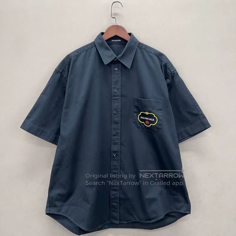Balenciaga Balenciaga Back Zip Shirt Jacket Size XS / US 0-2 / IT 36-38 - 1 Thumbnail