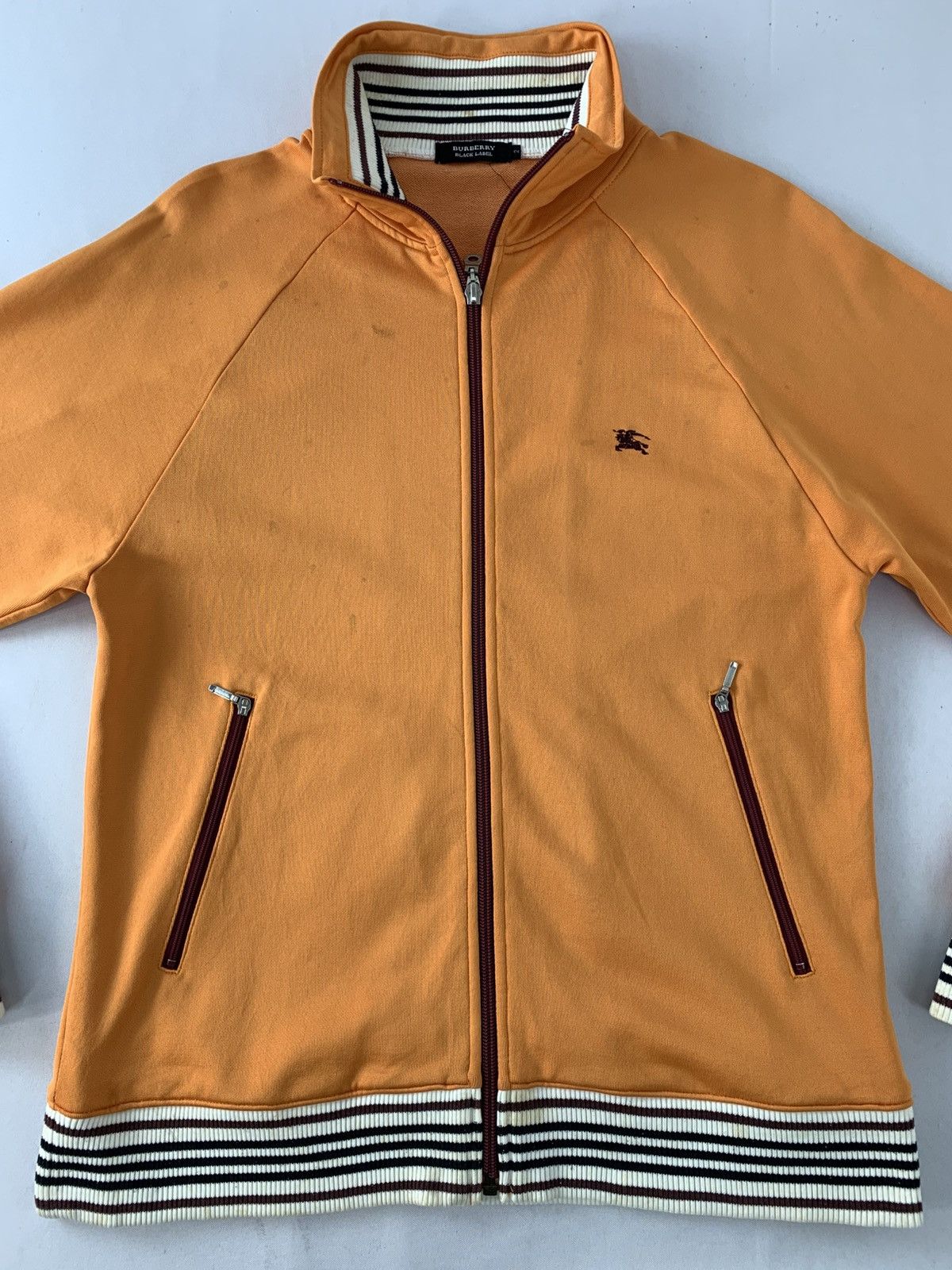 Burberry Burberry Black Label Orange Zip Up Hooded Plain Jacket Size US M / EU 48-50 / 2 - 3 Thumbnail