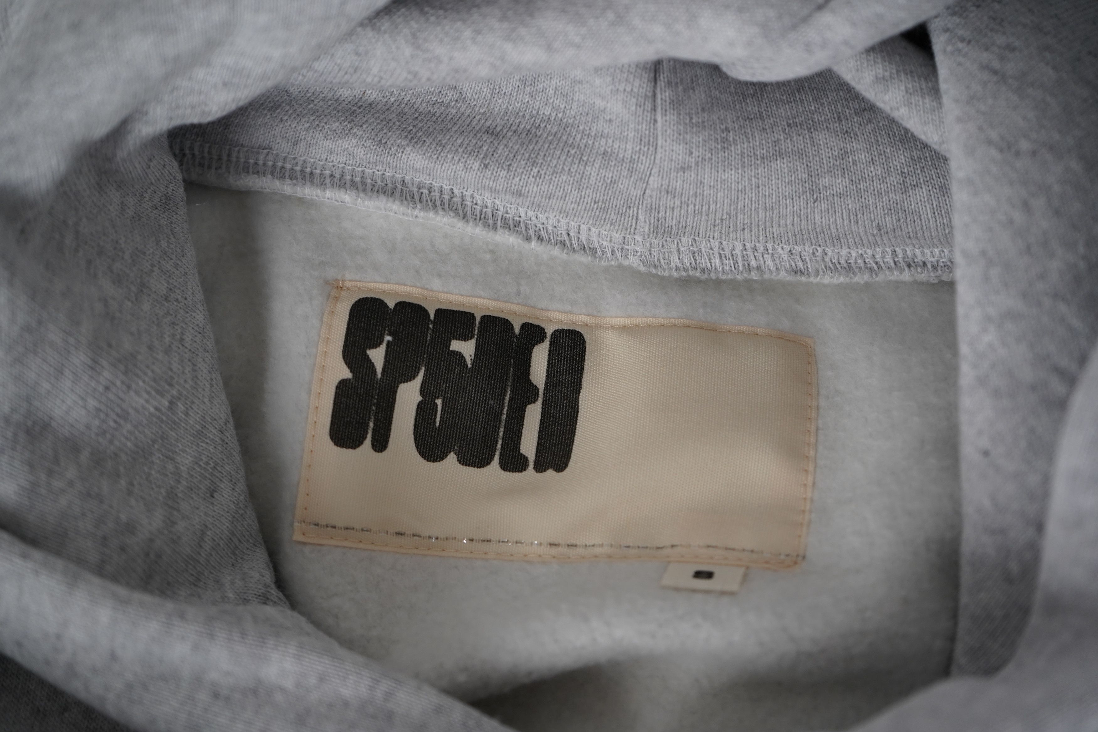 Sp5der Sp5der - Souvenir Hoodie (I Love Sp5der) - Heather Grey, S Size US S / EU 44-46 / 1 - 7 Thumbnail