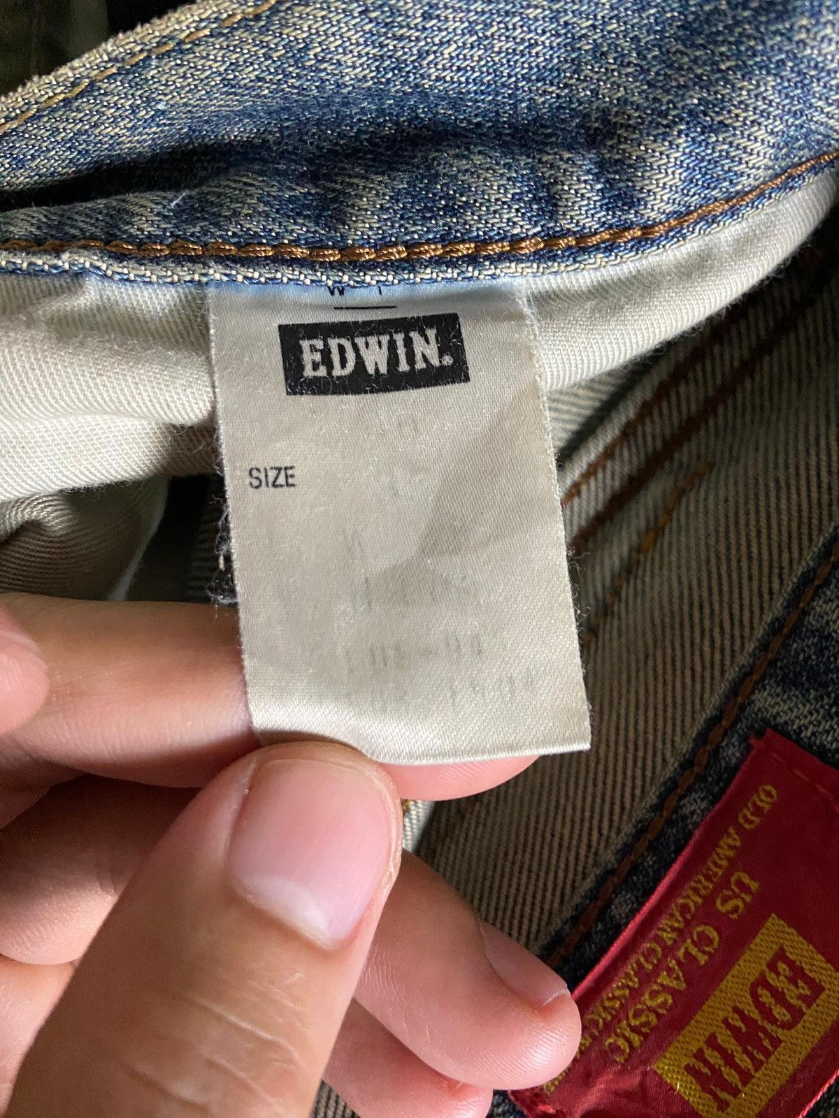Edwin Edwin 602 US Classic Distressed Jeans (163) Size US 34 / EU 50 - 5 Thumbnail