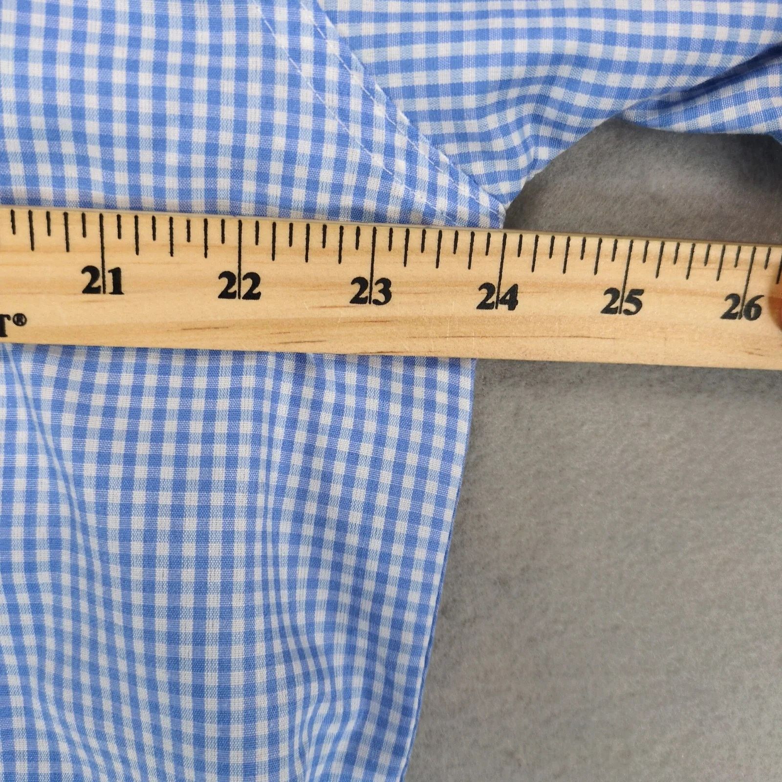 Other Tiger Hill Blue Gingham Button Down Fishing Shirt Men's L Size US L / EU 52-54 / 3 - 7 Thumbnail