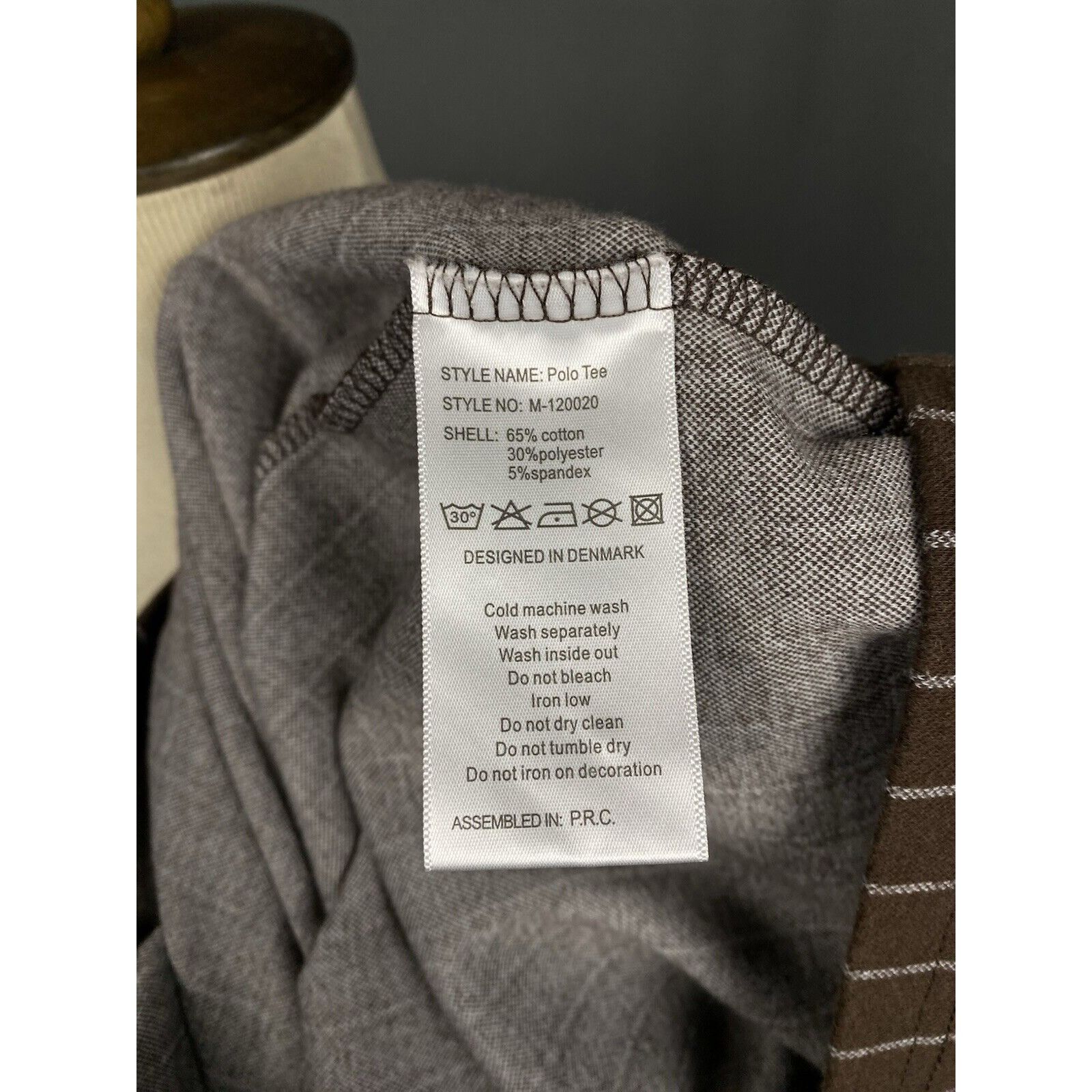 Han Kjobenhavn Han Kjobehavn Men's Brown Relaxed Fit Striped Polo T-Shirt S Size US S / EU 44-46 / 1 - 12 Thumbnail