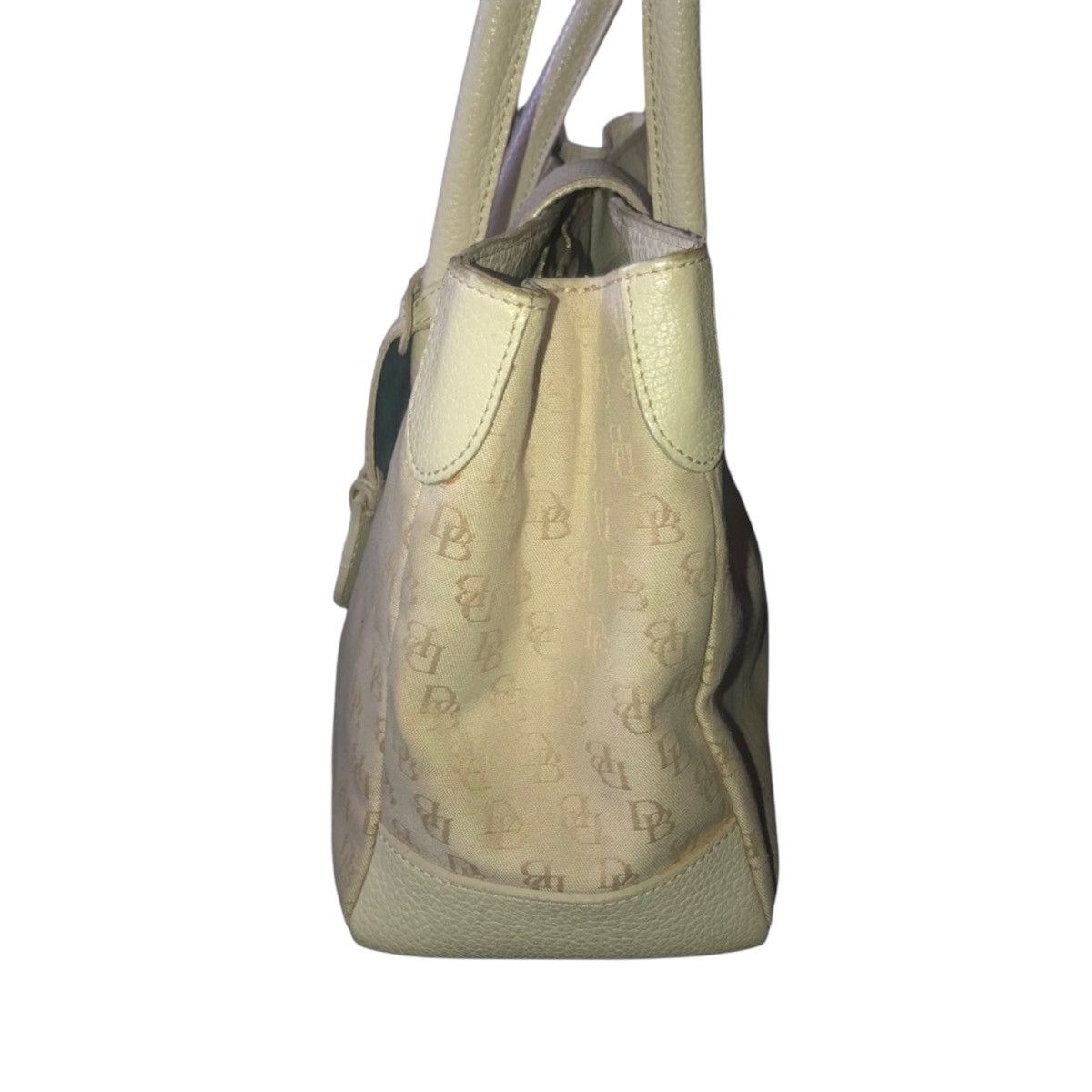 Dooney & Bourke Vintage Dooney & Bourke cream double handle signature bag Size ONE SIZE - 2 Thumbnail