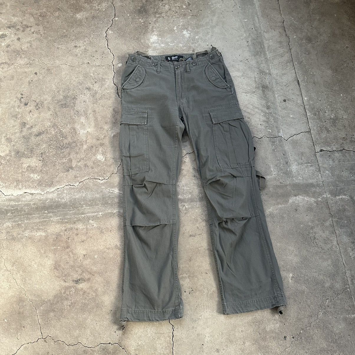 Japanese Brand Brandit black cargo multipocket pants Size US 29 - 4 Thumbnail