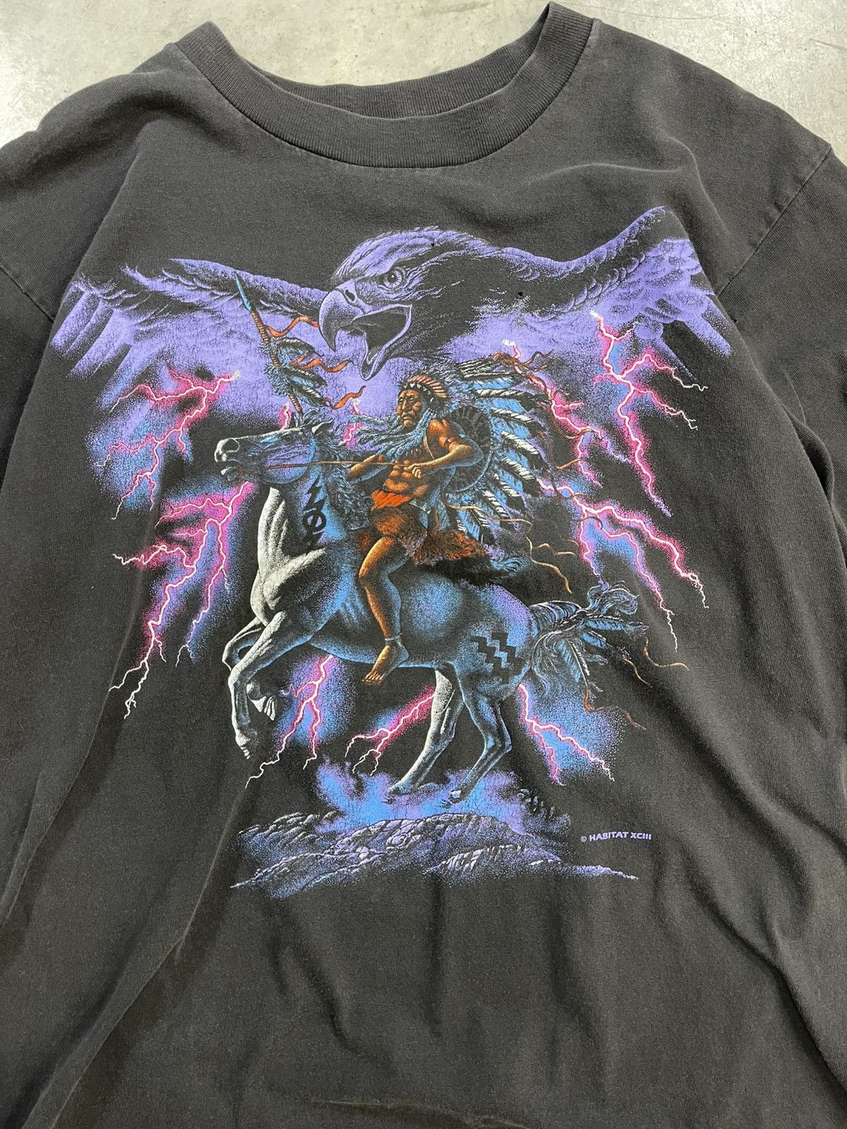 Crazy Habitat Native Lightning Nature Tee Shirt