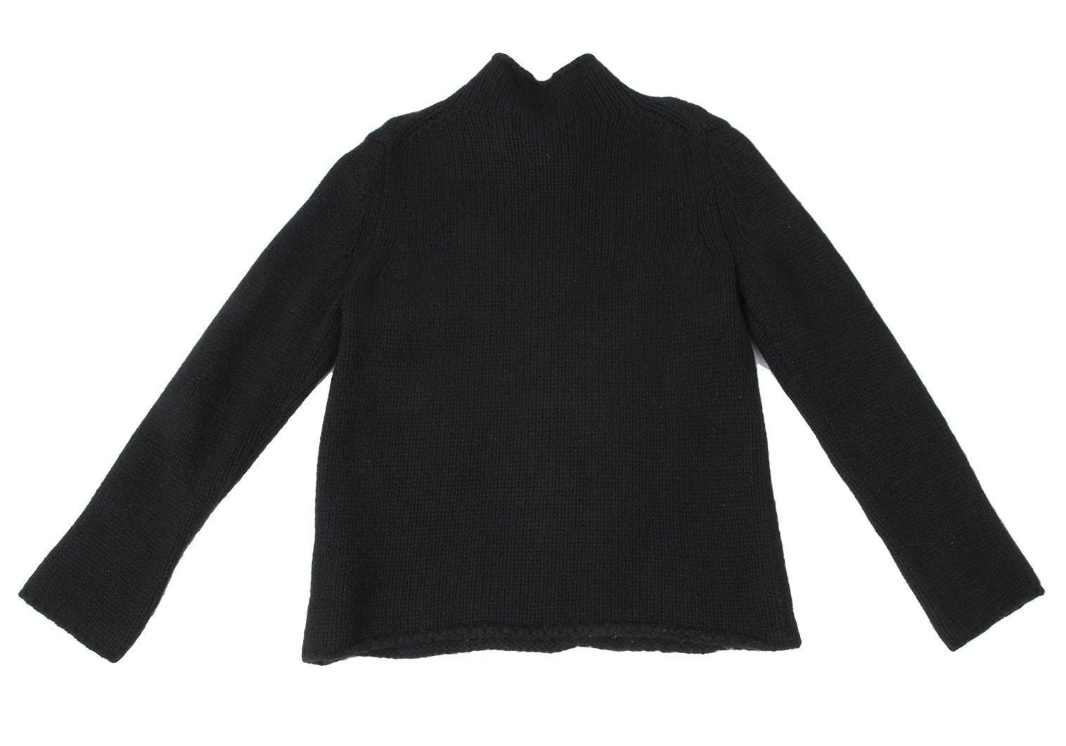 Comme des Garcons Homme Plus Wool Logo Print Knit Sweater in Black, Size M Size US M / EU 48-50 / 2 - 9 Thumbnail
