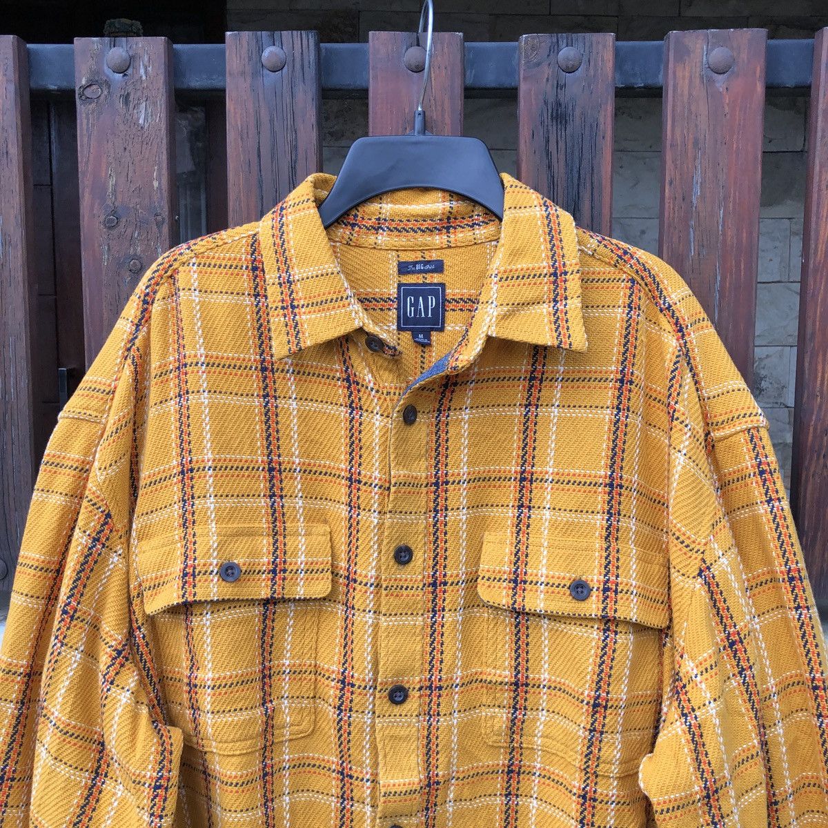 Gap GAP THE BIG SHIRT L/S TWILL SHIRT JACKET OUTER Size US M / EU 48-50 / 2 - 2 Thumbnail