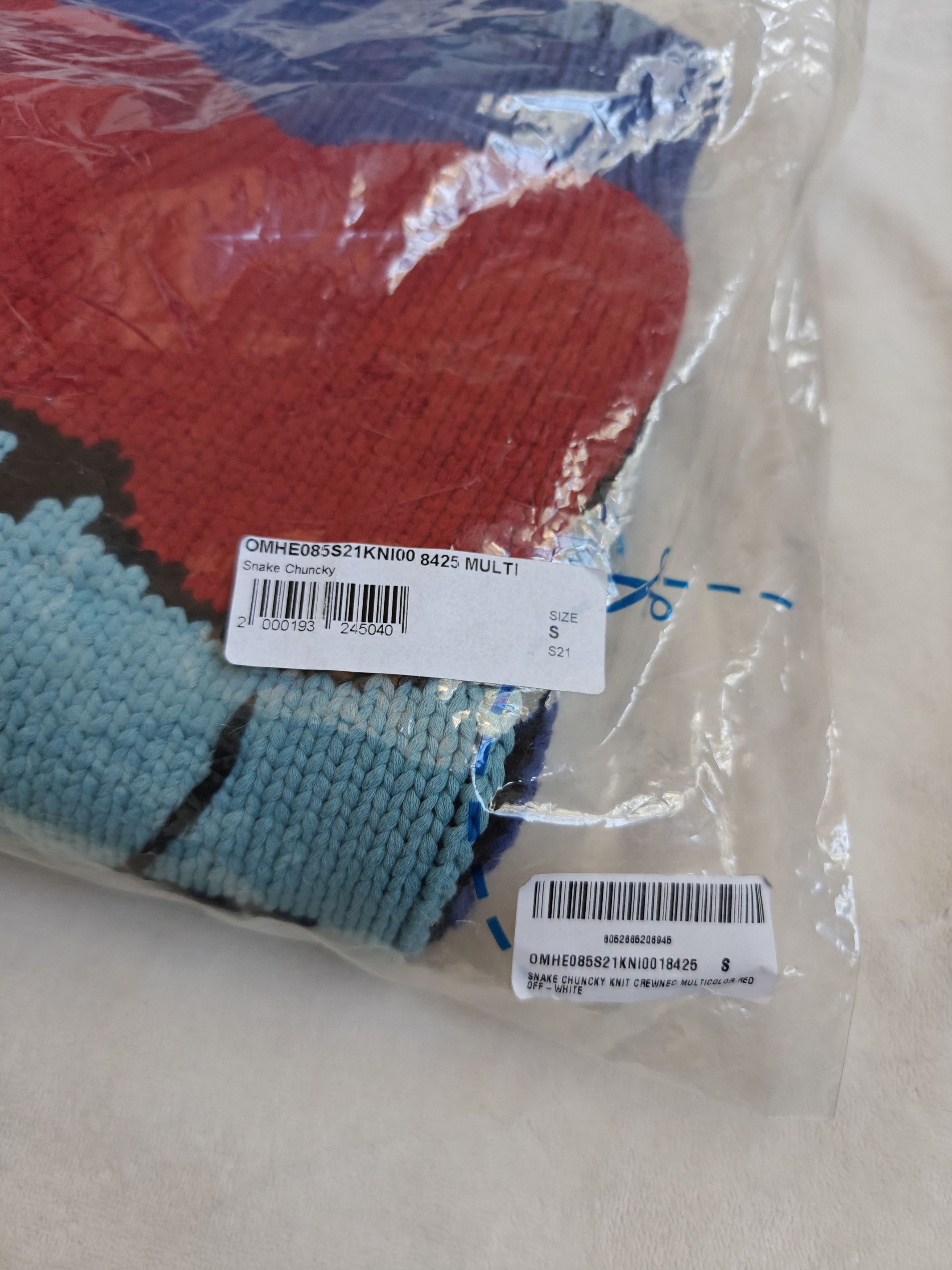 Off-White Off White SS21 Snake Knit Size US S / EU 44-46 / 1 - 9 Thumbnail