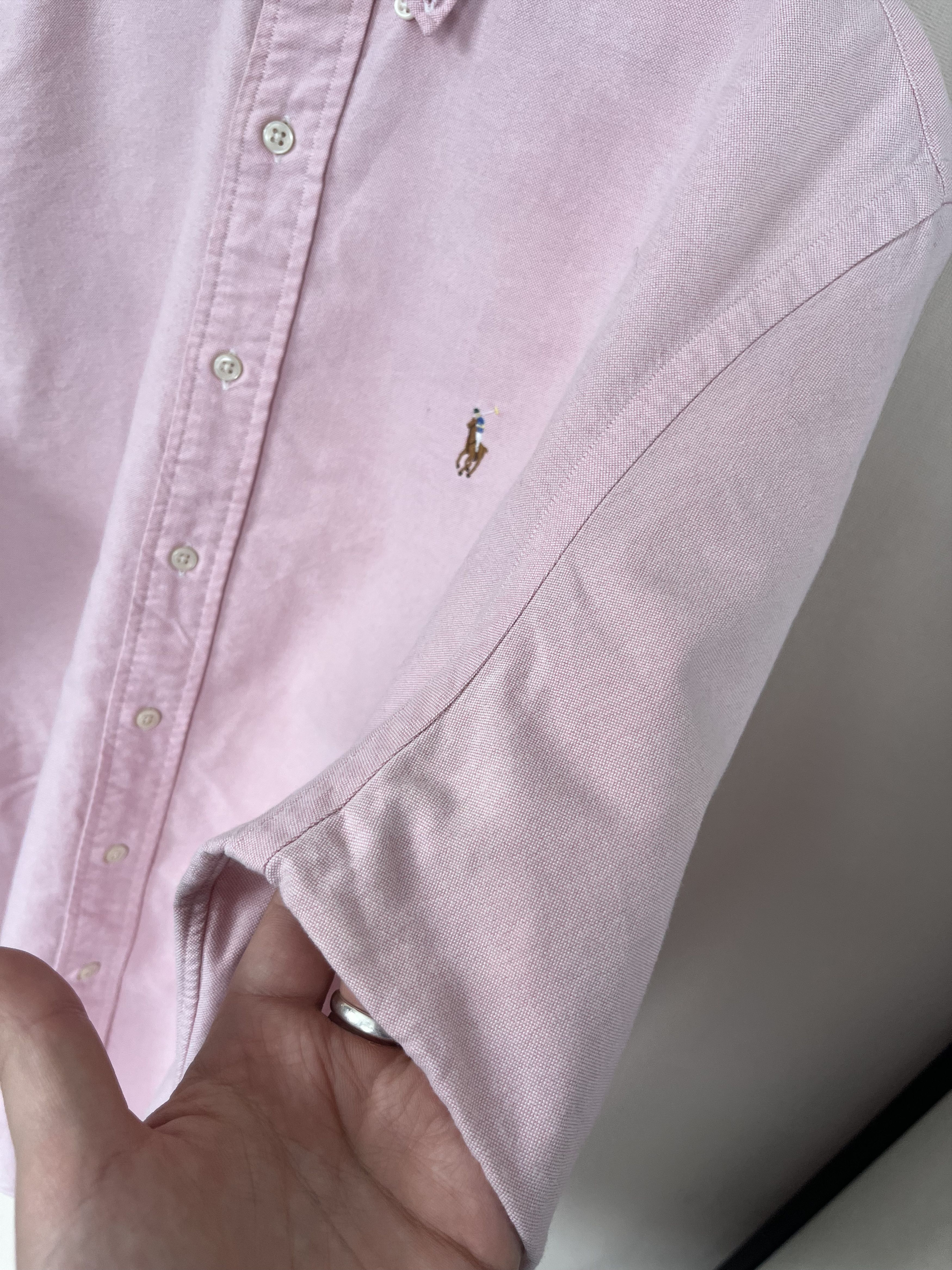 Polo Ralph Lauren Vintage Polo Ralph Lauren Solid Shirt Buttons Long Sleeve Size US XL / EU 56 / 4 - 10 Thumbnail