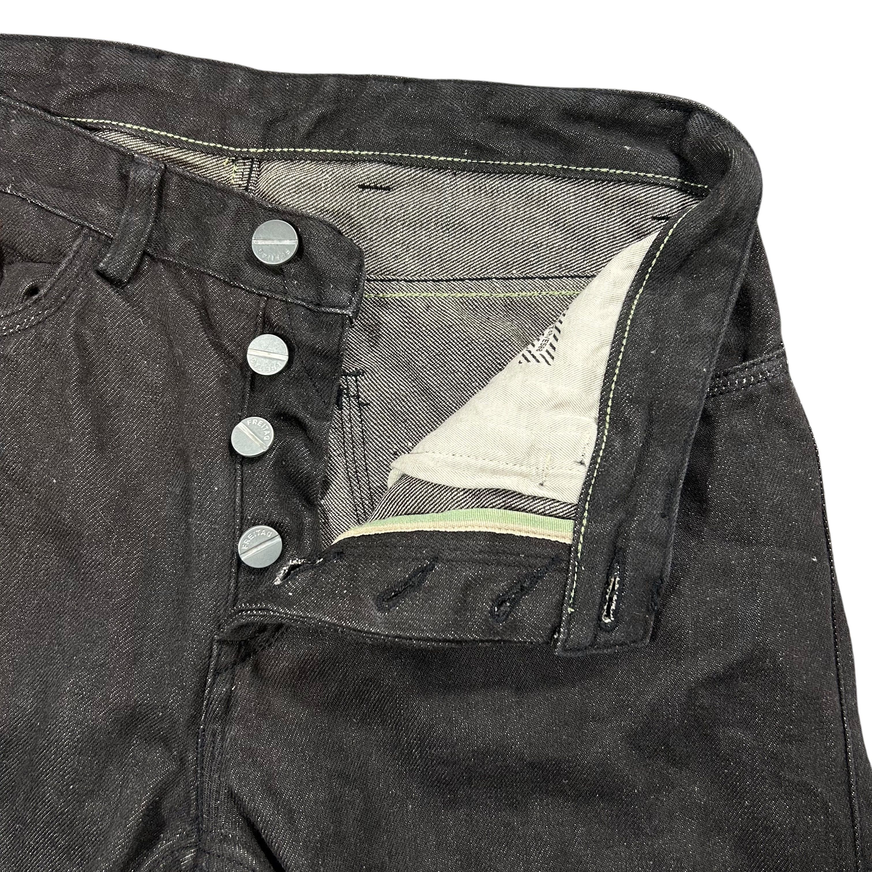 Freitag Freitag E500 Denim Linen Hemp Black Jeans W30L32 Size US 30 / EU 46 - 6 Thumbnail
