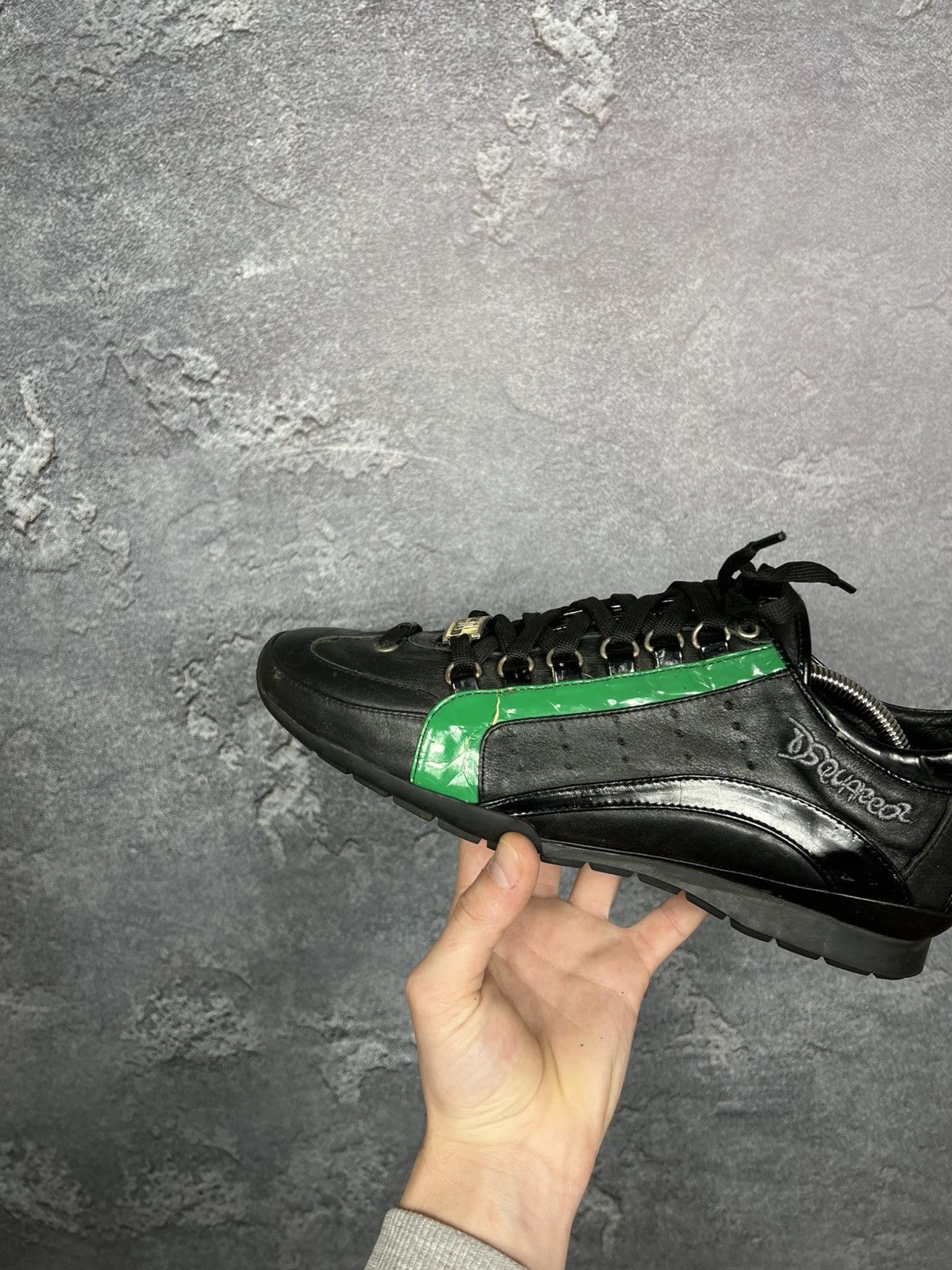 Dsquared2 Hype Dsquared2 Kick It Leather Y2k Low Top Sneakers Size US 11 / EU 44 - 18 Thumbnail