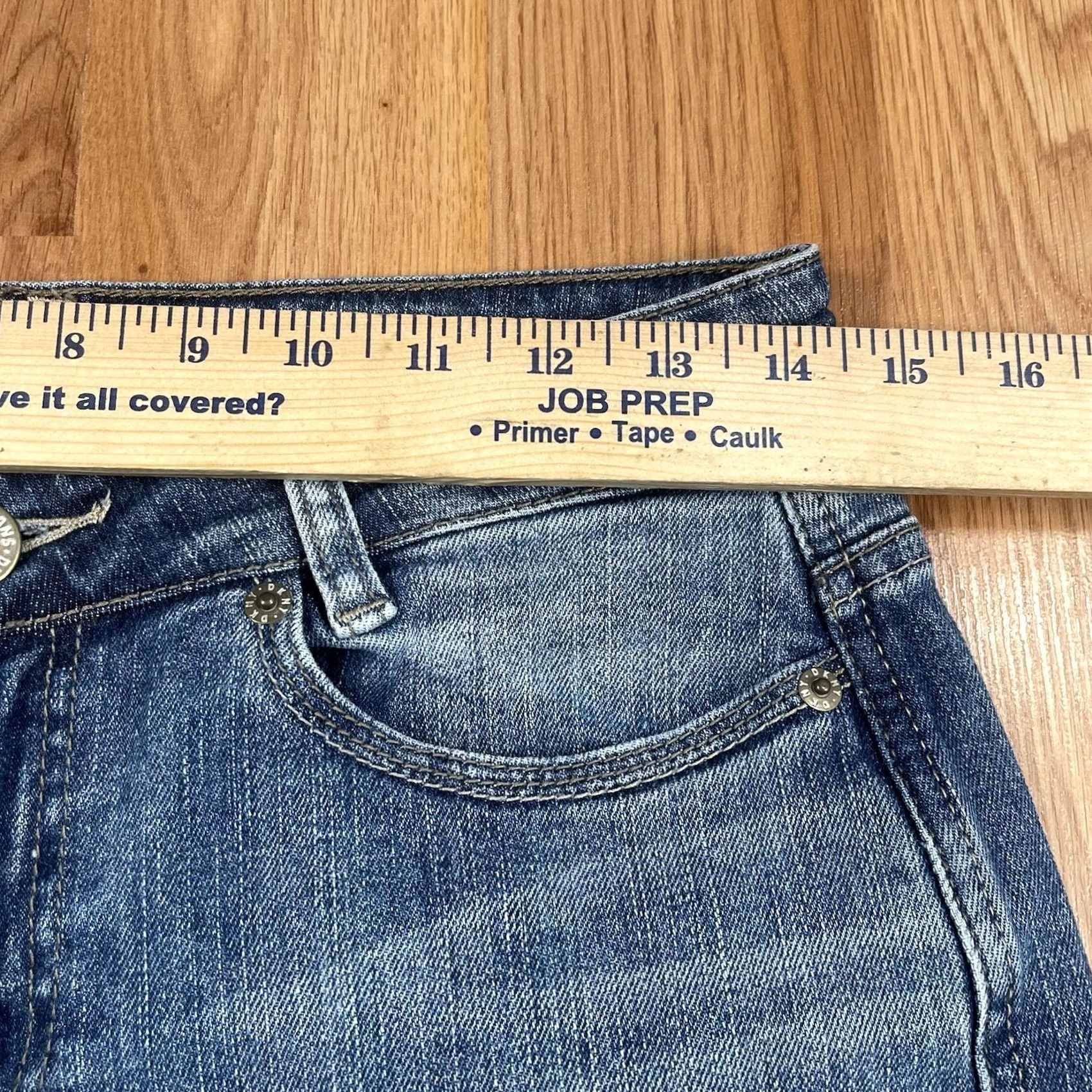 DKNY DKNY Jeans Capri Womens Size 6 Regular Mid Rise Stretch Denim Pants Capri Blue 24in Inseam Womens Jeans Size 28" / US 6 / IT 42 - 4 Thumbnail