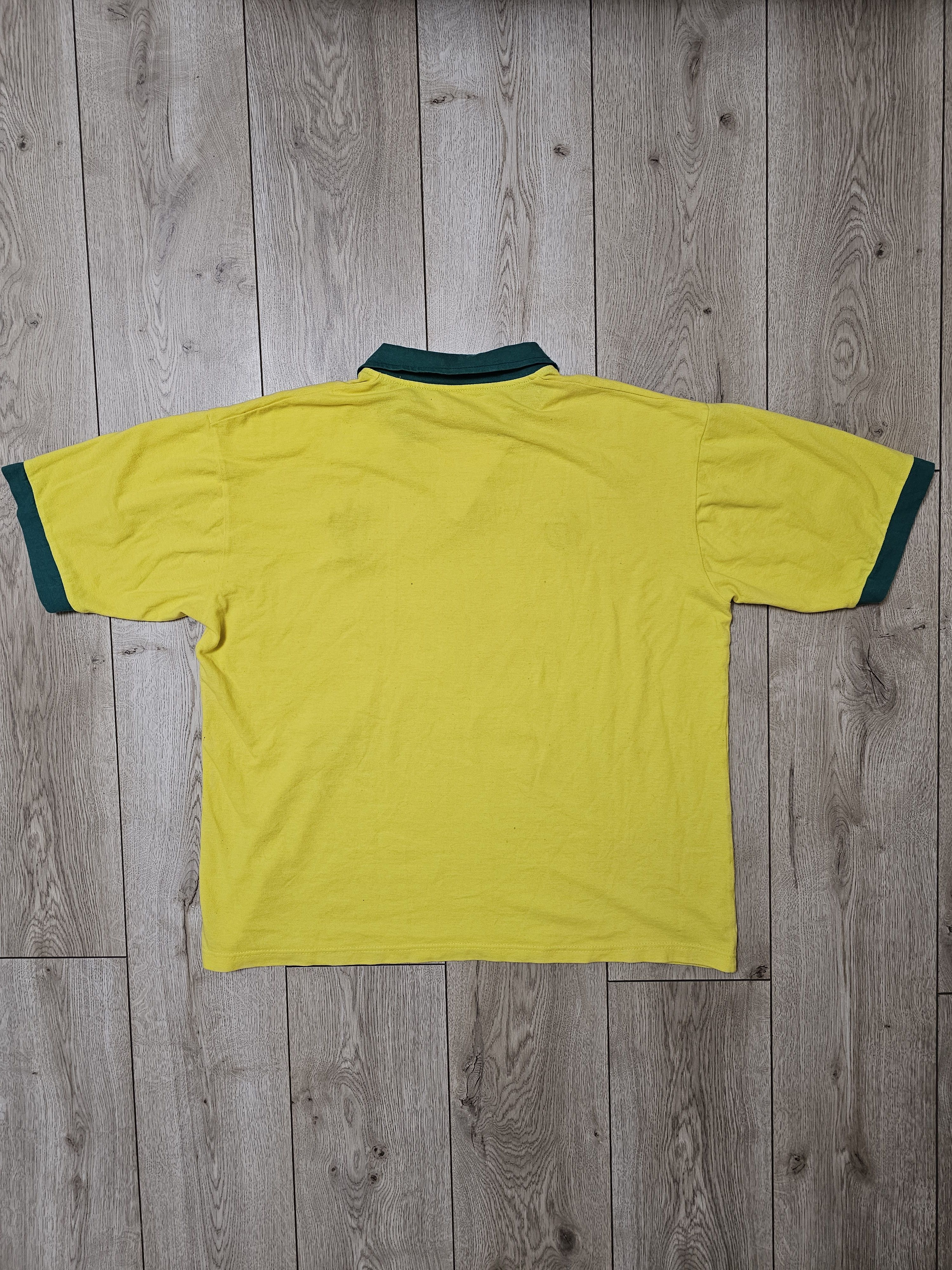 Vintage BRAZIL 1990 COTTON POLO SHIRT VINTAGE FOOTBALL SOCCER JERSEY Size US XXL / EU 58 / 5 - 2 Thumbnail