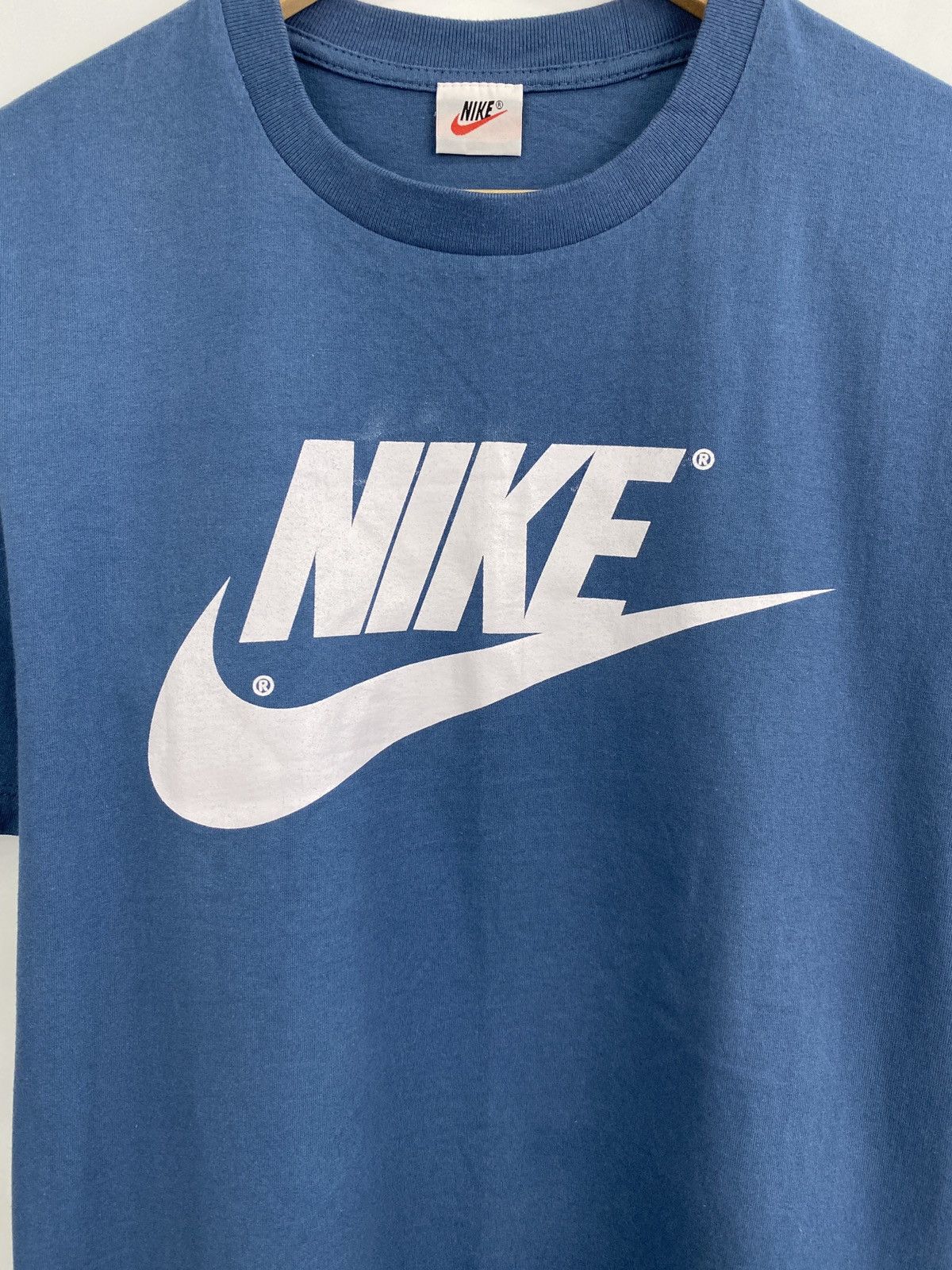 NIKE ロンＴ ロゴ 90s 00s y2k ブルー Vintage Nike 00s Big Logo T-Shirt Blue size M | eBay