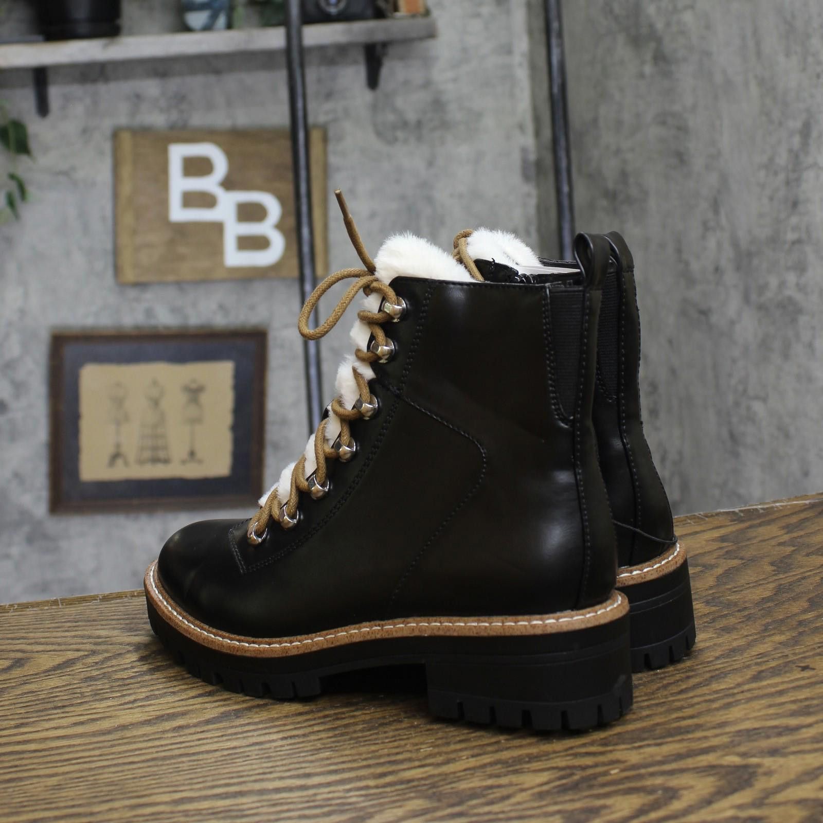 Other A New Day Womens Leighton Hiking Boots 85973869 Black 5.5m Size US 5.5 / IT 35.5 - 2 Thumbnail