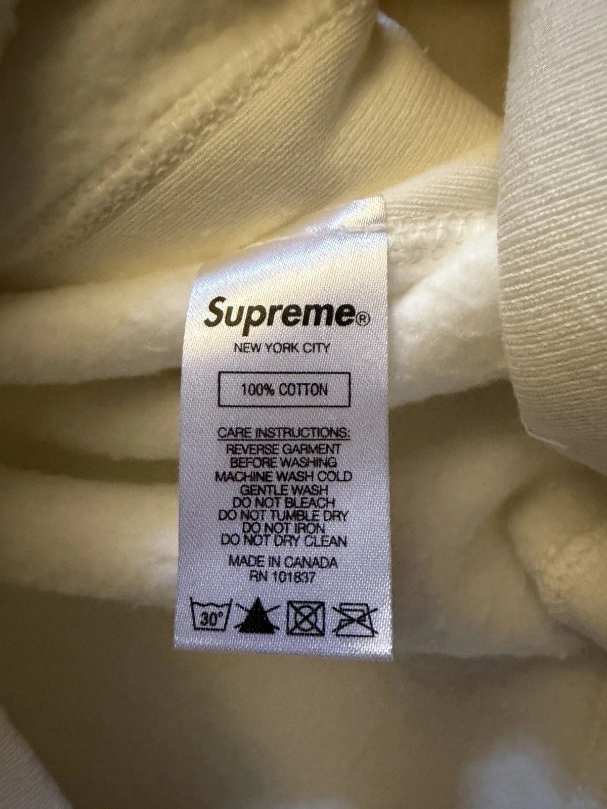 Supreme × Swarovski Supreme Swarovski S Logo Hoodie White Size Small Brand New Size US S / EU 44-46 / 1 - 4 Thumbnail