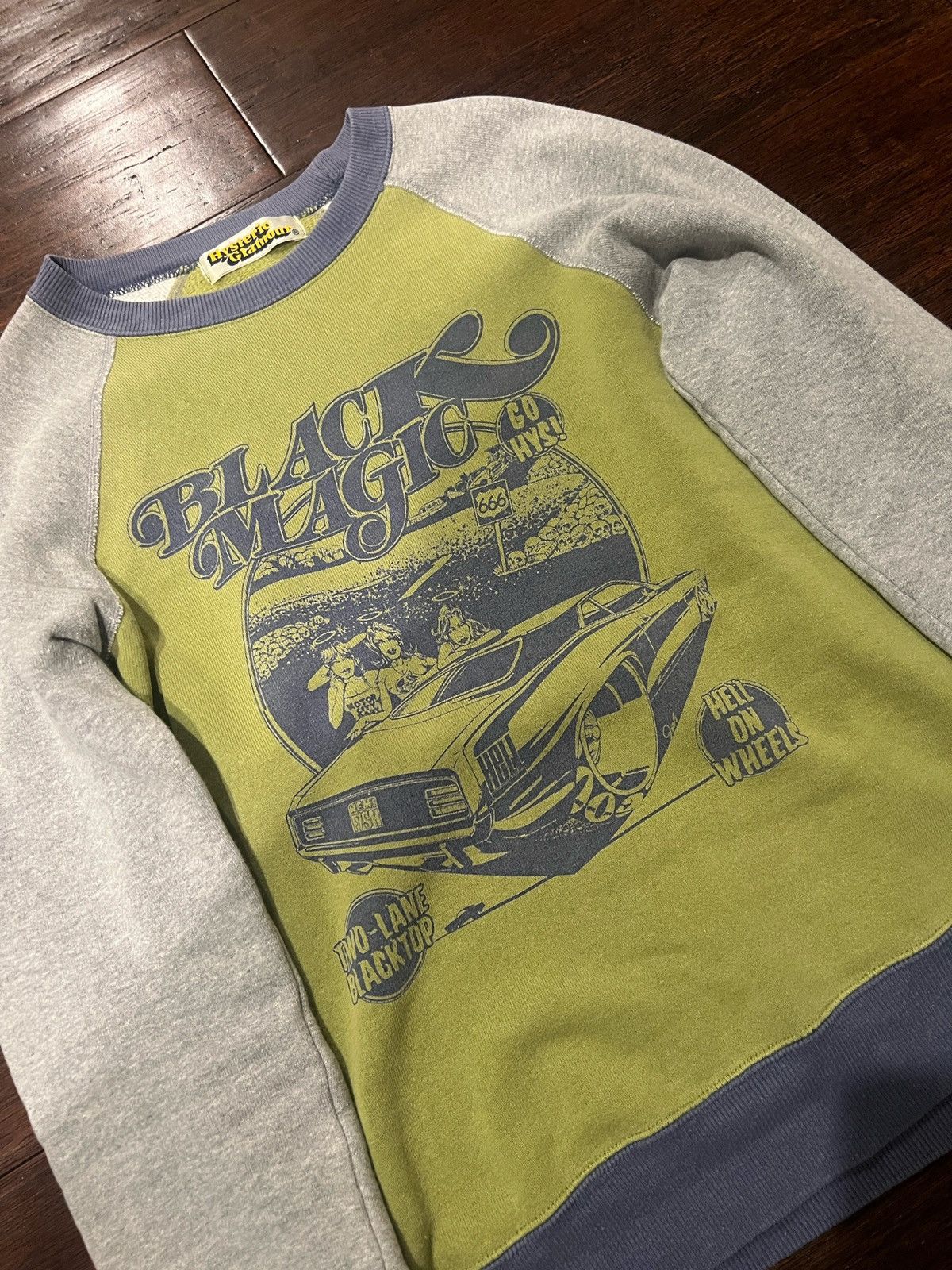 Hysteric Glamour HYSTERIC GLAMOUR “BLACK MAGIC” RAGLAN SWEATER Size US S / EU 44-46 / 1 - 1 Thumbnail