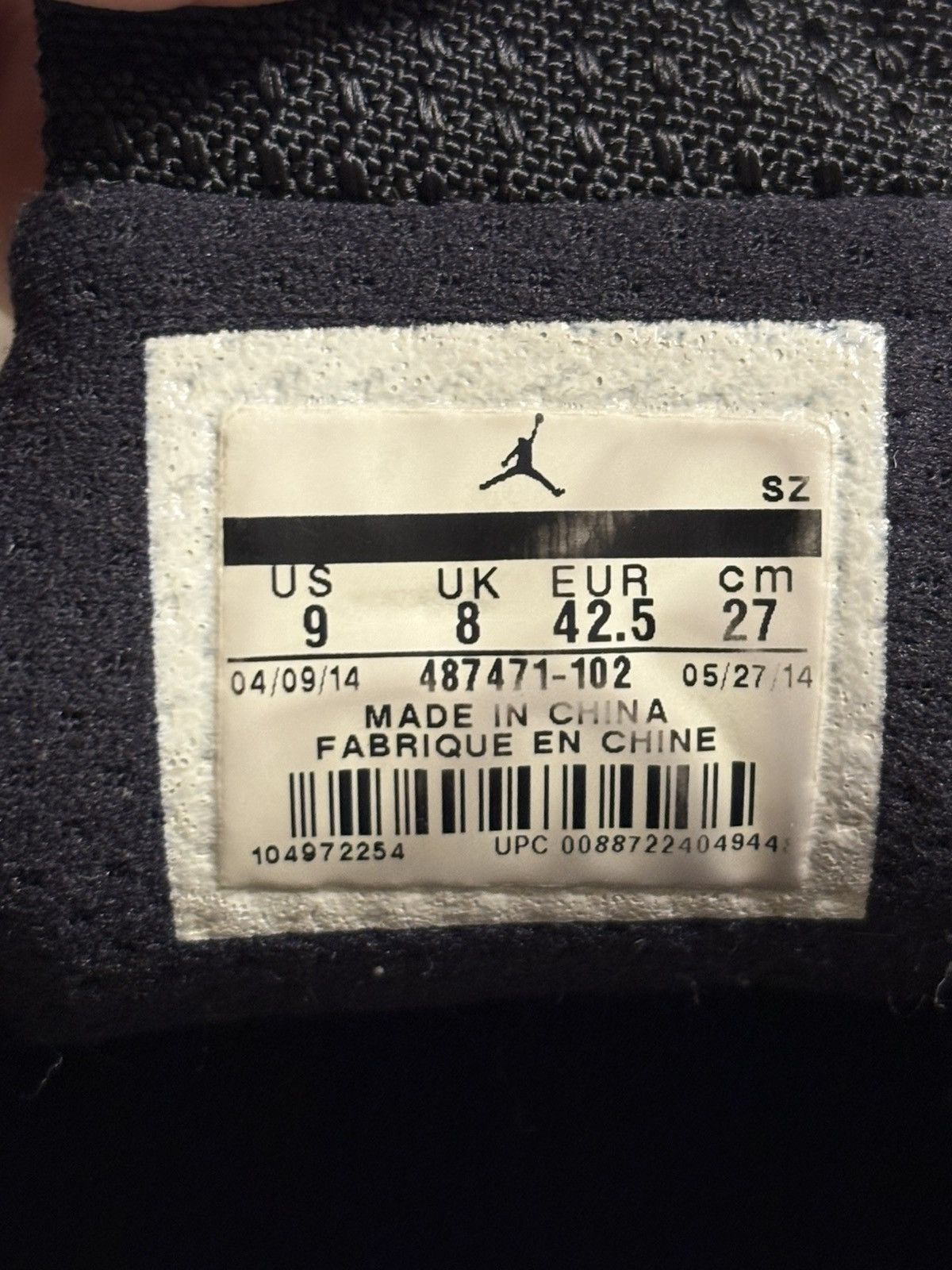 Jordan Brand Jordan 14 black toe size 9 Size US 9 / EU 42 - 5 Thumbnail