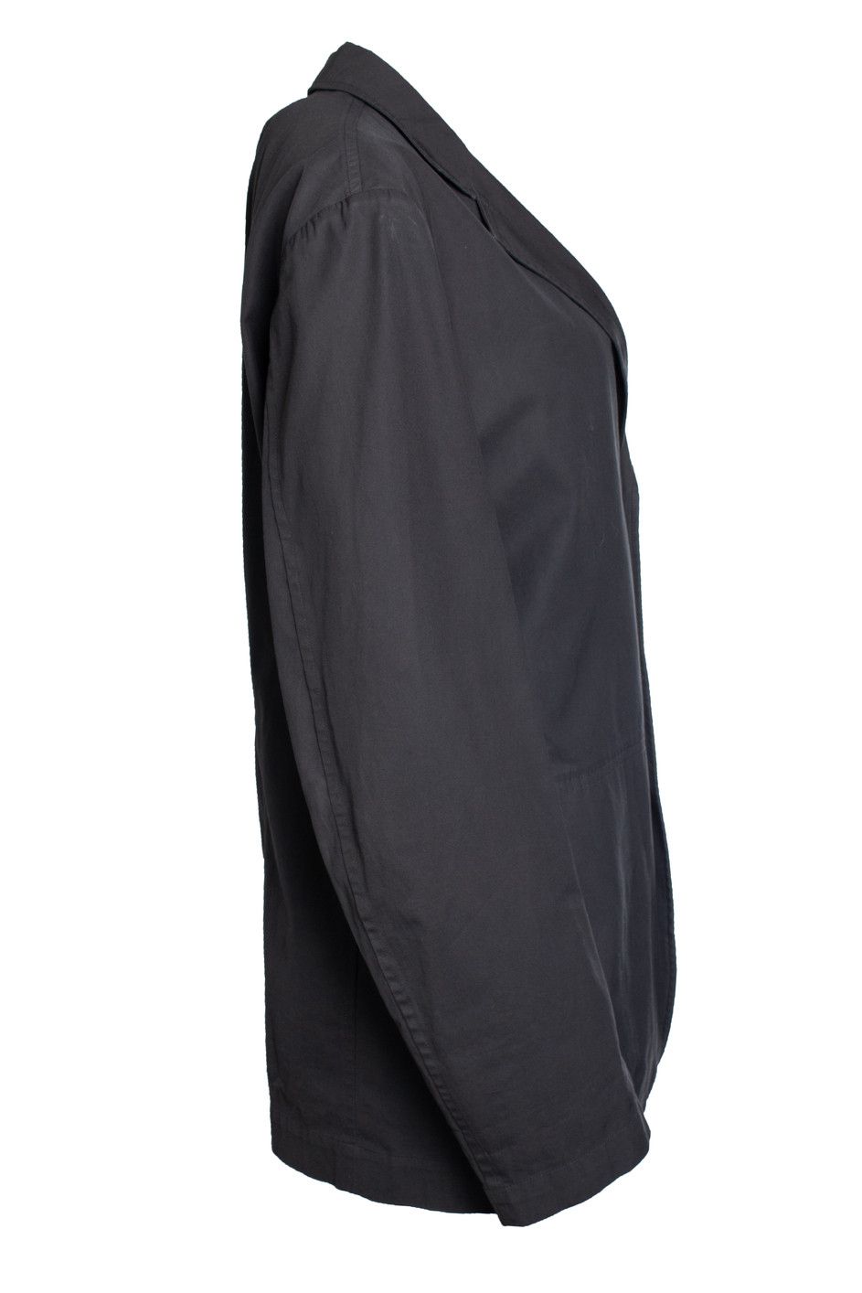Issey Miyake, Cotton blazer jacket in anthracite