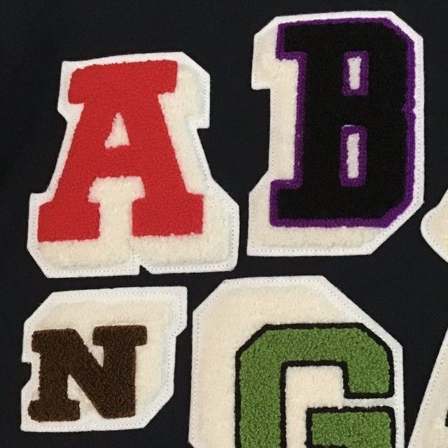 Bape × Nigo BAPE LOGO sweat varsity jacket a bathing ape NIGO Size US M / EU 48-50 / 2 - 6 Thumbnail