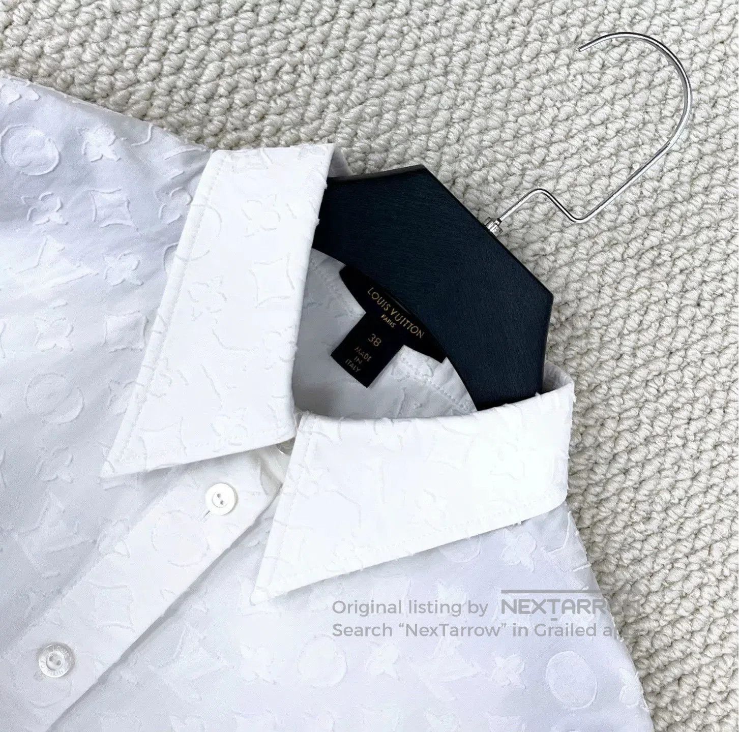 Louis Vuitton Louis Vuitton New White Monogram Shirt. Size S / US 4 / IT 40 - 3 Thumbnail