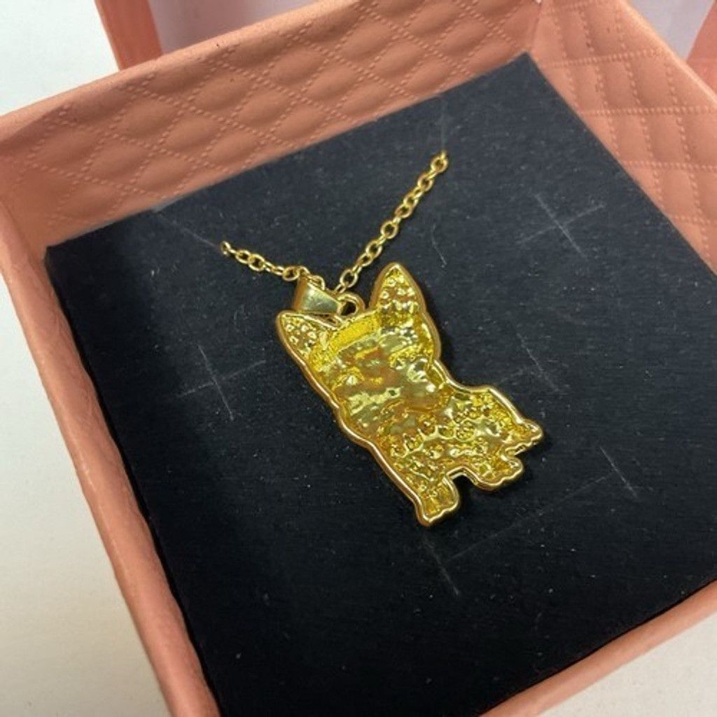 The Unbranded Brand NWT Gold Necklace With Poodle Charm Pet Puppy Jewelry Gift Size ONE SIZE - 8 Thumbnail