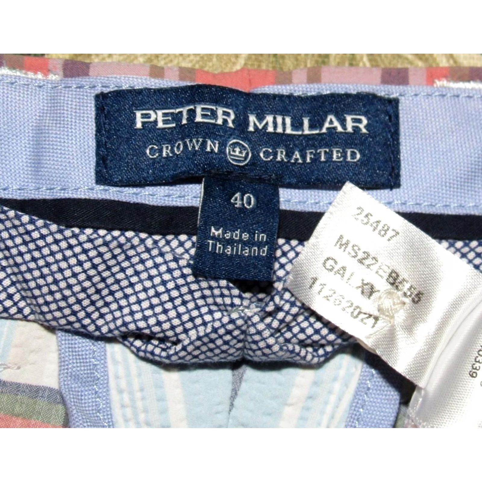Peter Millar PETER MILLAR Crown Matlock Madras 9" Seersucker Chino Shorts 40 Men 40 Multicolor Seersucker Chino Shorts Mens 90s? Size US 40 / EU 56 - 4 Thumbnail