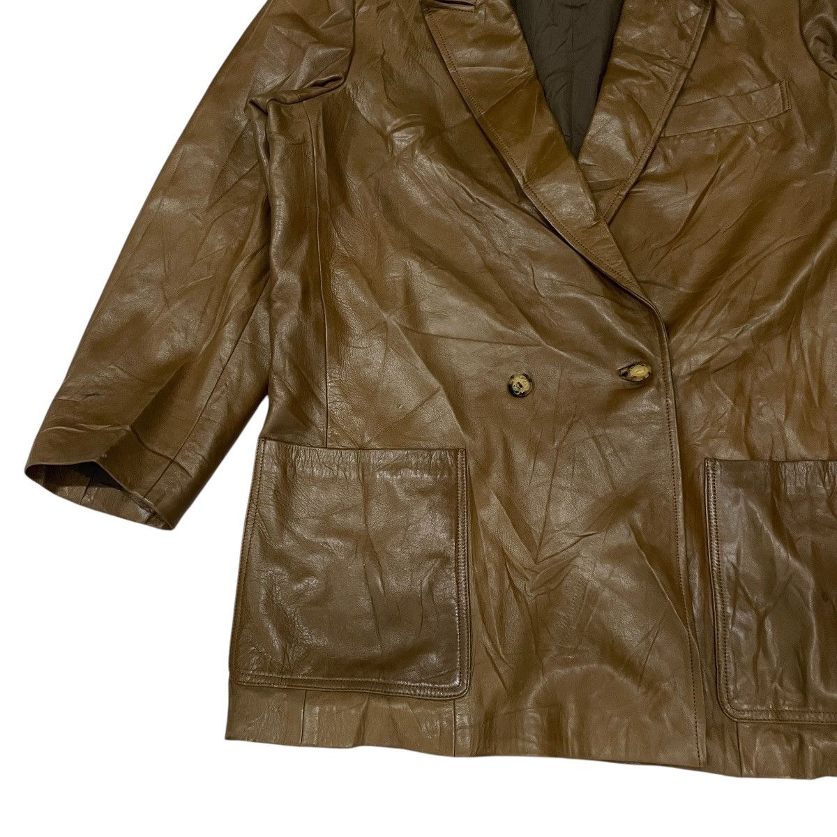 Loewe Vintage Loewe 1846 Leather Jacket Size US L / EU 52-54 / 3 - 3 Thumbnail