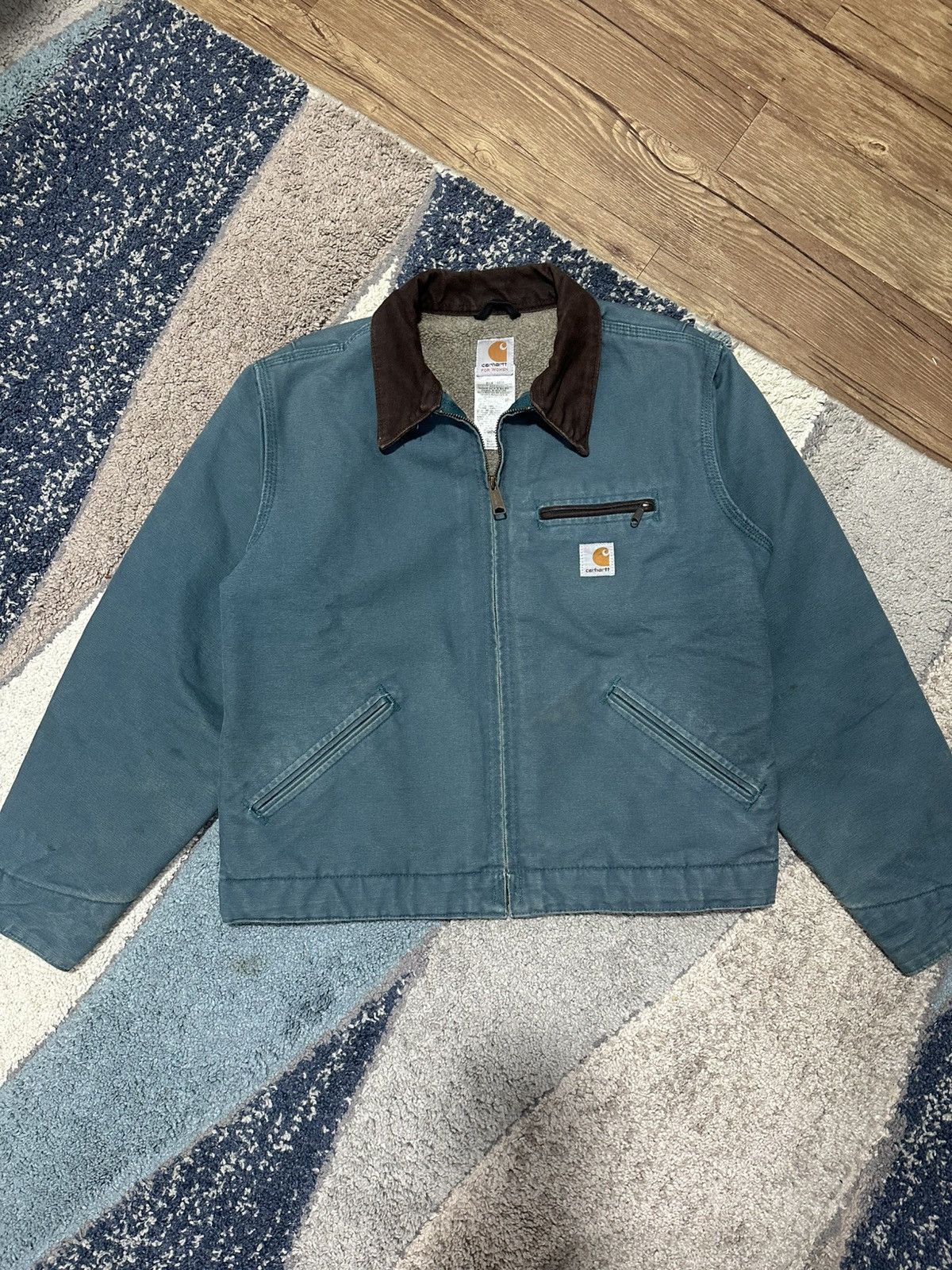 Carhartt Carhartt Detroit Jacket, WJ097 DTL (DARK TEAL) Size US M / EU 48-50 / 2 - 1 Thumbnail