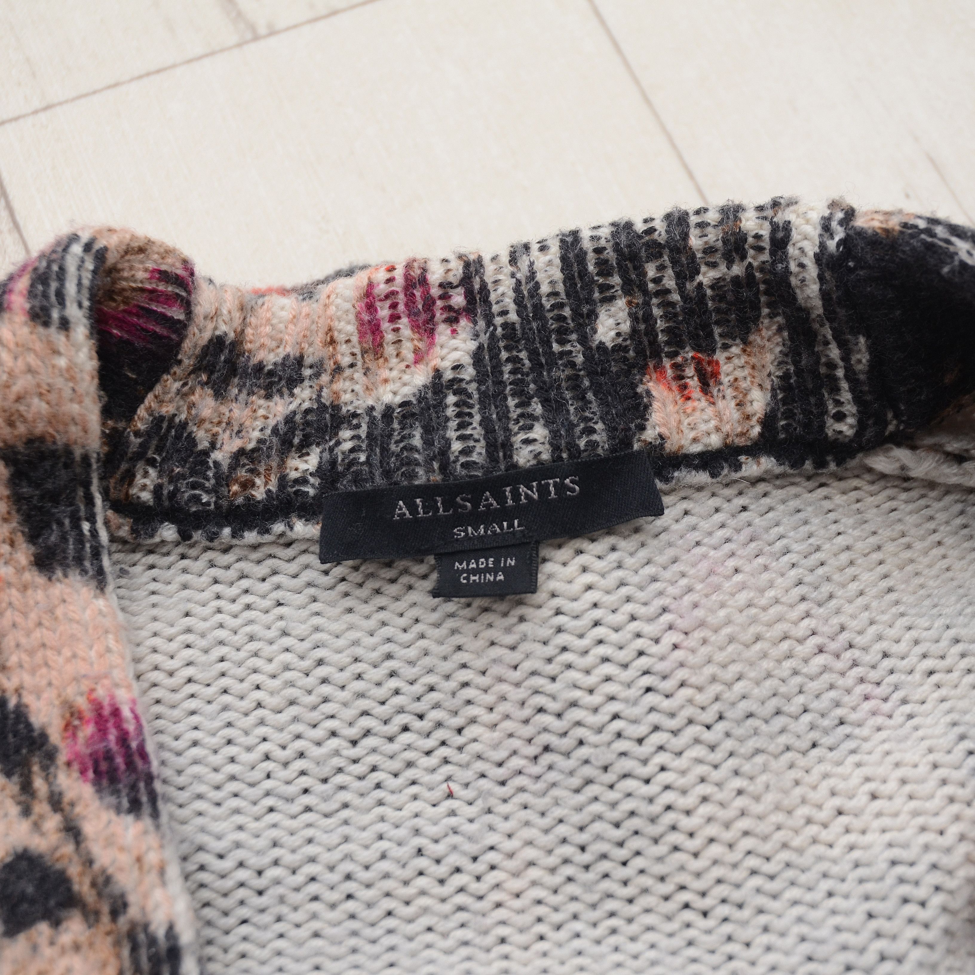 Allsaints × Designer AllSaints Wing Cardigan Avant-Garde Style Y2K Oversized Size S / US 4 / IT 40 - 7 Thumbnail
