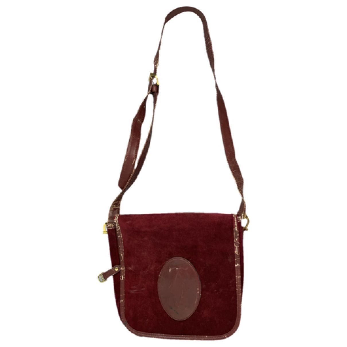 Cartier Burgundy Leather Handbag Size ONE SIZE - 1 Thumbnail