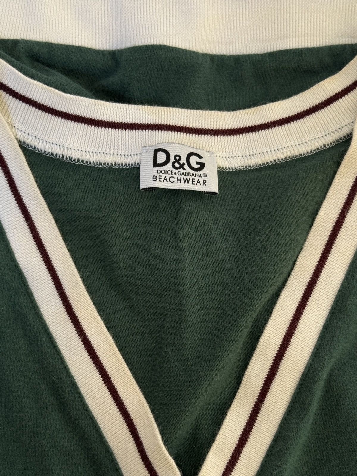 Dolce & Gabbana Rare D&G Beach Masters FootBall Green Sleeveless Vest Top Size US M / EU 48-50 / 2 - 4 Thumbnail