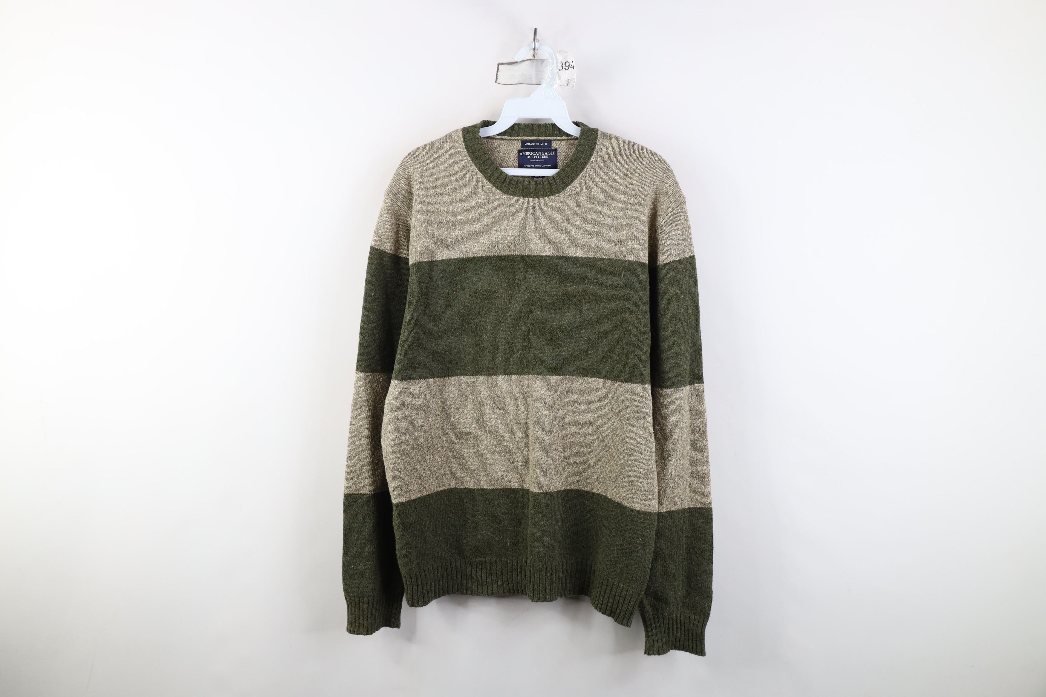 American Eagle Outfitters Vintage Y2K American Eagle Outfitters Wool Knit Sweater Size US L / EU 52-54 / 3 - 1 Thumbnail