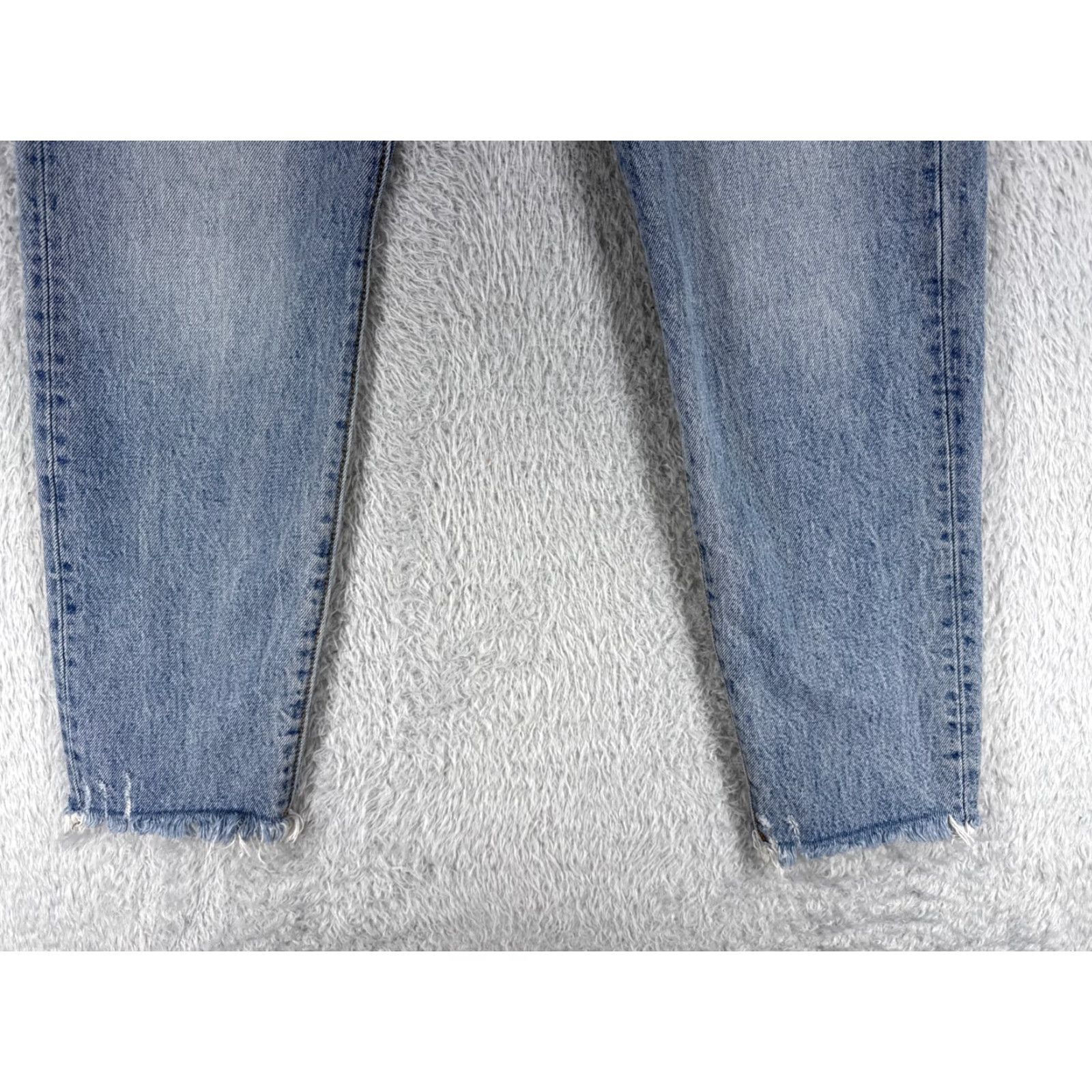 Levi's Levi's Wedgie Fit Jeans Women 29 Blue Denim Distressed Button Fly 29x27 Vintage No Size 29" - 2 Thumbnail