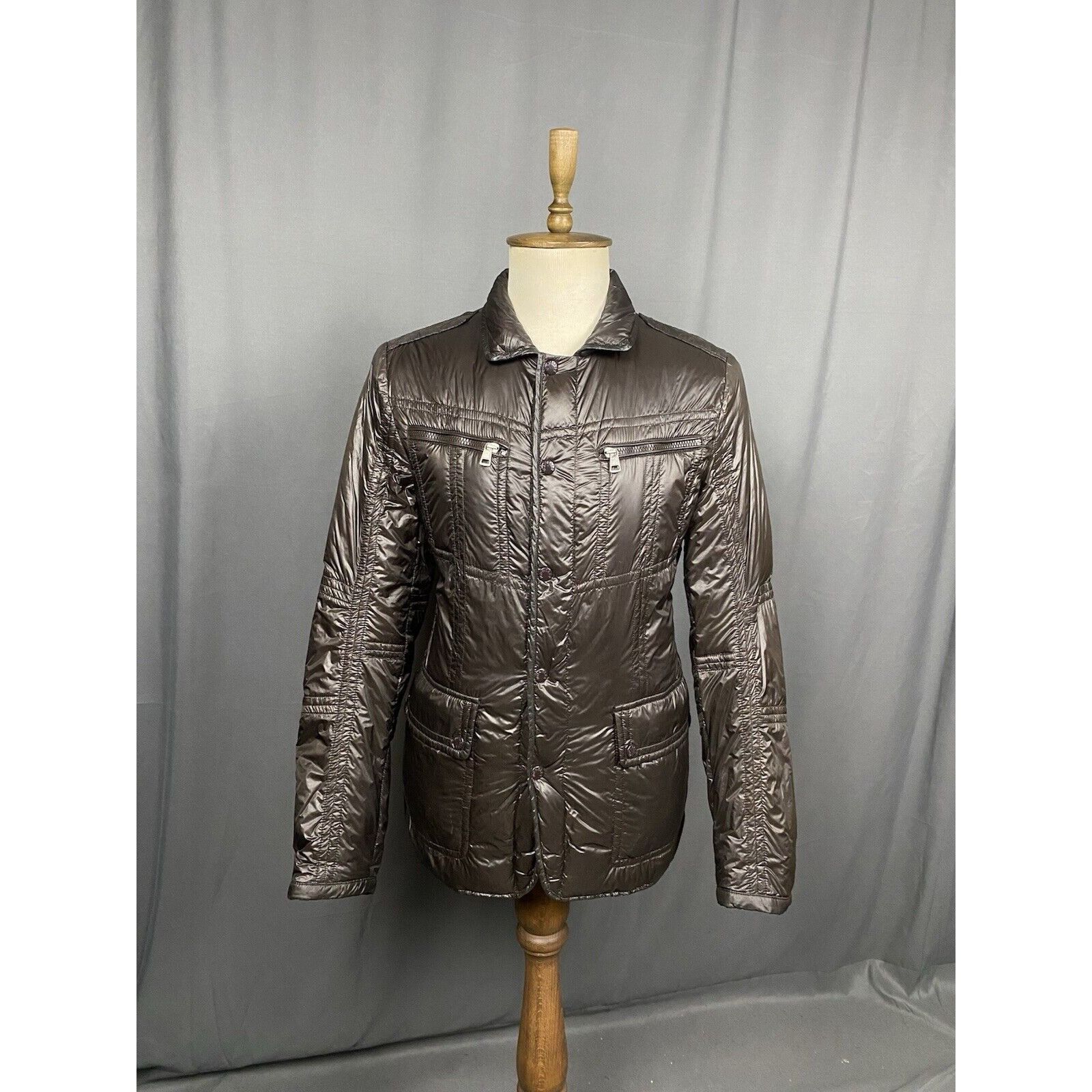 Moncler Moncler Gaetan Giubbotty Men's Brown Down Insulated Sportcoa Size US L / EU 52-54 / 3 - 1 Thumbnail