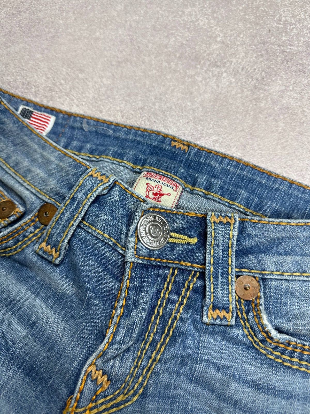 True Religion Vintage True Religion Y2K Chief Keef Style Baggy Jeans 27 Size US 27 - 7 Thumbnail