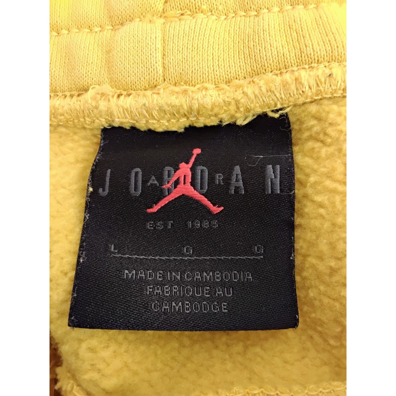 Nike Nike Jump Man Jordan Joggers Men's L Yellow NBA World Champs Size US 38 / EU 54 - 8 Thumbnail