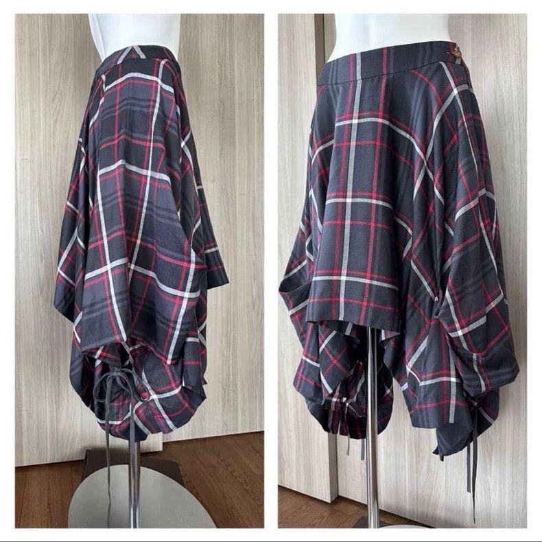 Vivienne Westwood Vivienne Westwood size2 Striped irregular half length dress Size 28" / US 6 / IT 42 - 7 Thumbnail