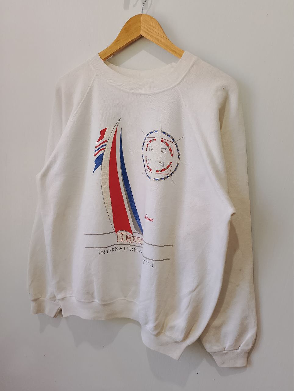 Vintage Vintage 80s HAWAII Lanai Compass International Regatta Size US XL / EU 56 / 4 - 3 Thumbnail