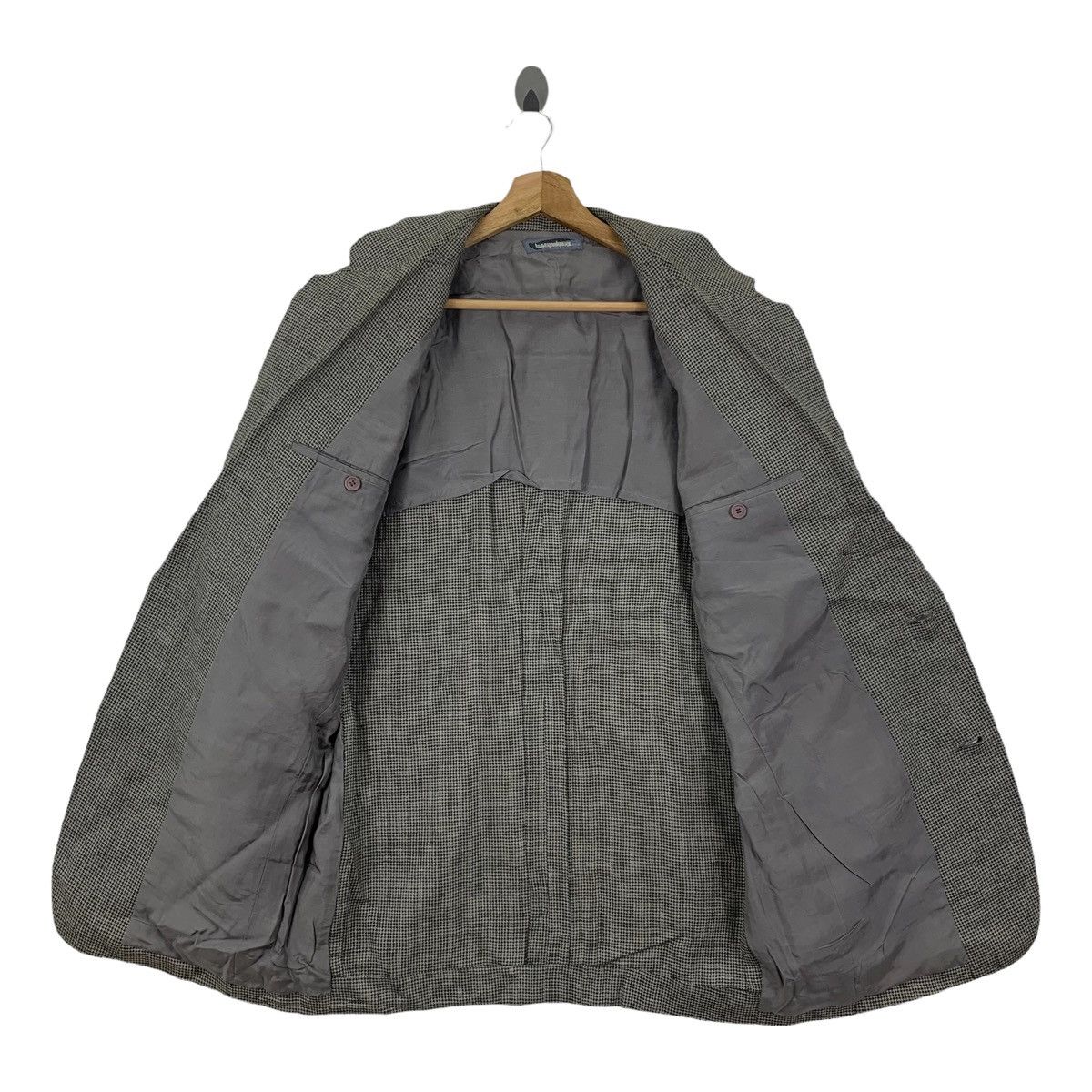 Issey Miyake Vintage ISSEY MIYAKE MEN Japanese Brand Blazer Coat Jacket Size US L / EU 52-54 / 3 - 3 Thumbnail