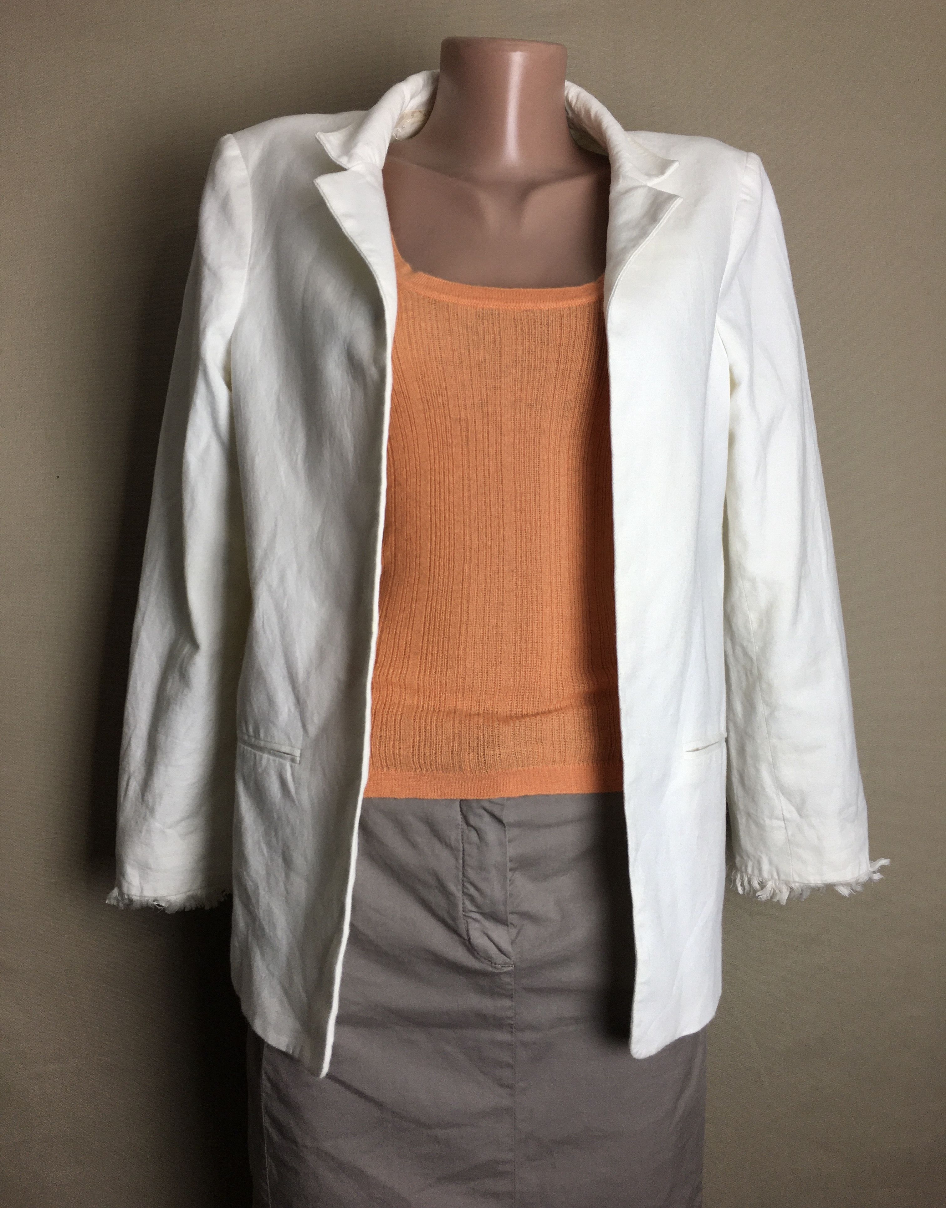 Zadig & Voltaire Zadig & Voltaire Volly Feange Cotton Linen Jacket Size EU 36 Size XS / US 0-2 / IT 36-38 - 4 Thumbnail