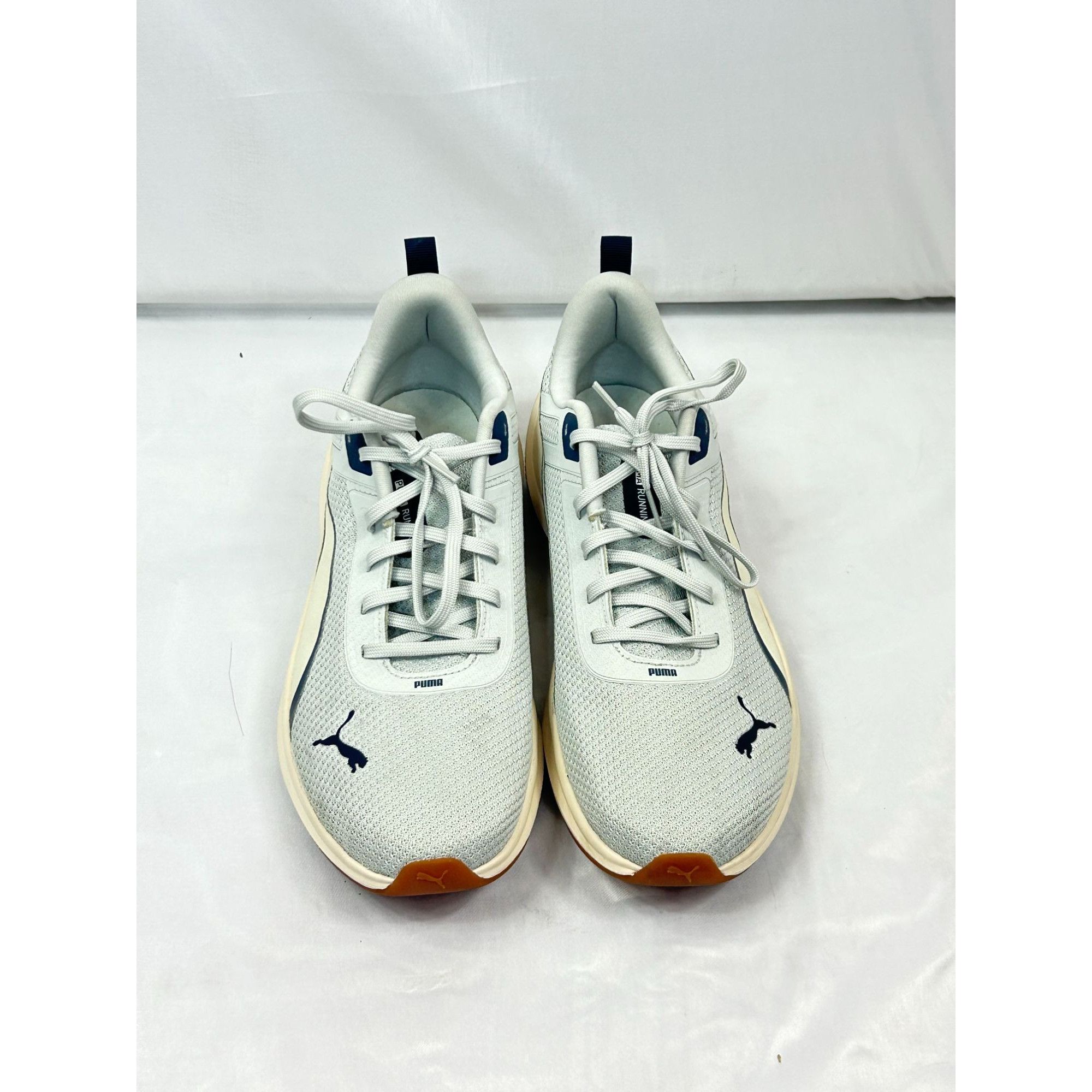Puma Puma Running Sneakers Men’s Size 12 White Blue Mesh Athletic Size US 12 / EU 45 - 2 Thumbnail