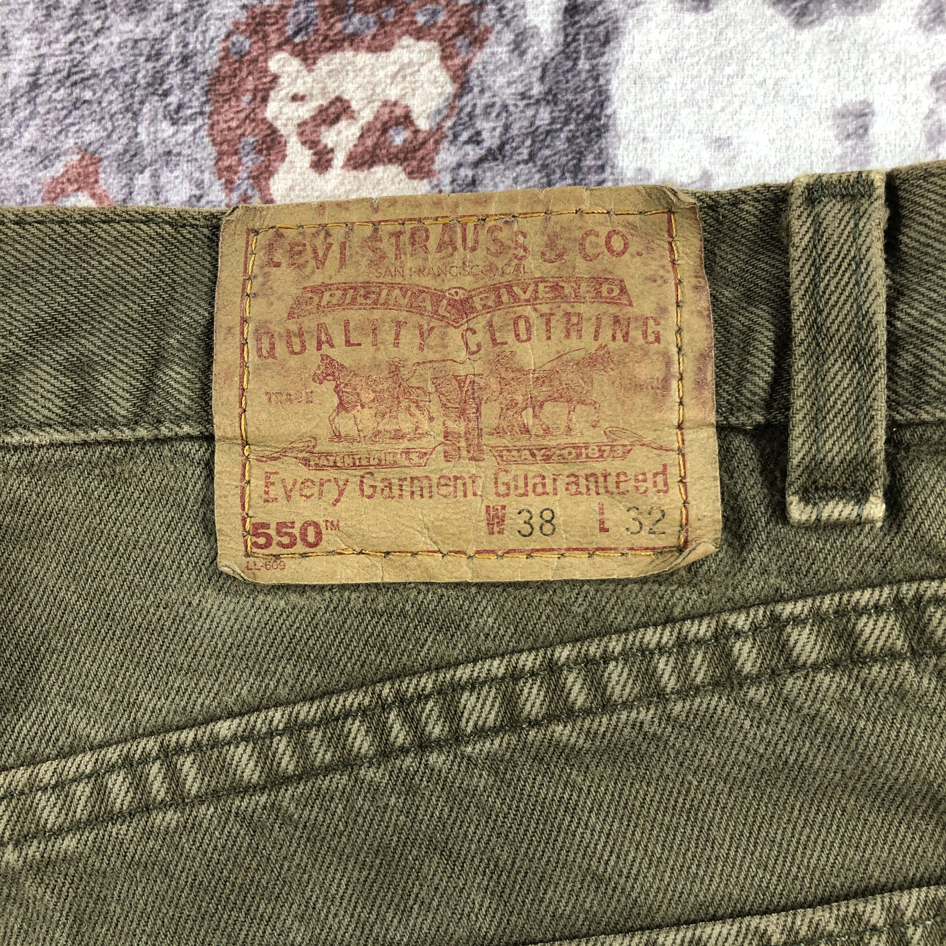 Levi's × Vintage Vintage 90s Levis 550 Jeans-JM2479 Size US 38 / EU 54 - 6 Thumbnail