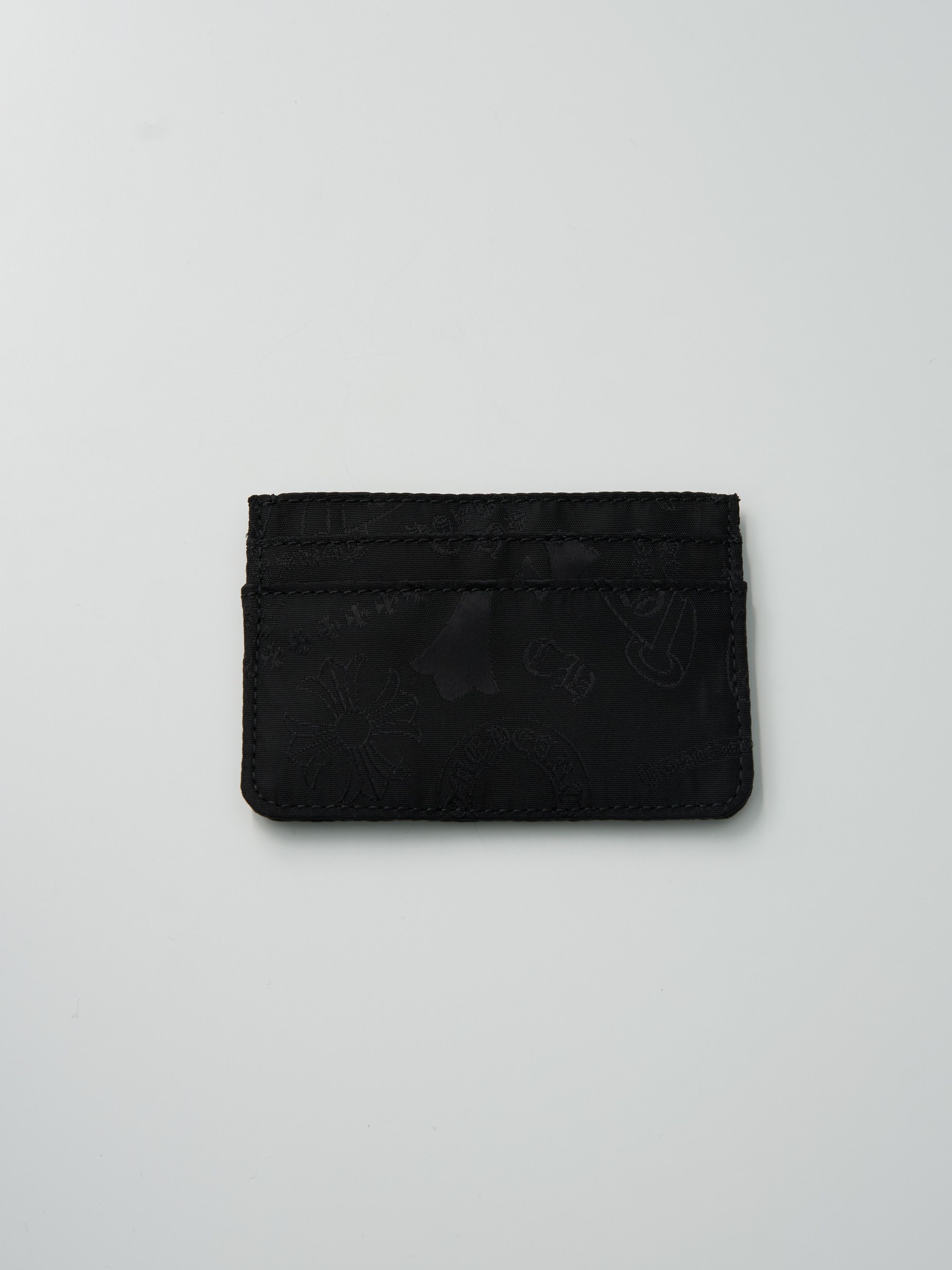 Chrome Hearts Chrome Hearts Motif Nylon Scroll Label Card Holder Black Size ONE SIZE - 5 Thumbnail