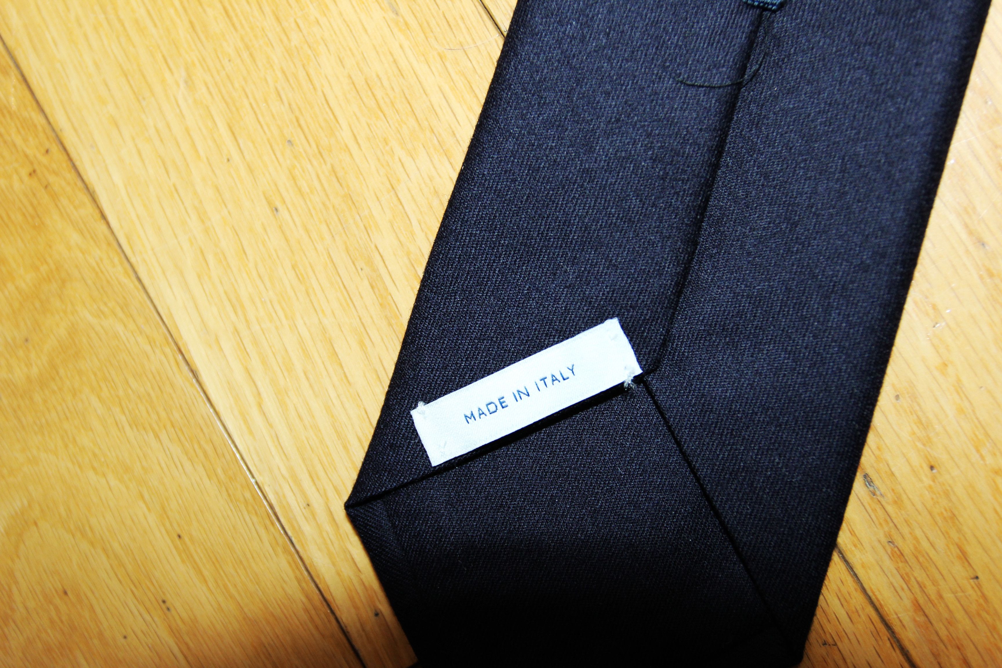 Other BNWT AW25 PROFUOMO PURE WOOL SOLID TIE Size ONE SIZE - 4 Thumbnail