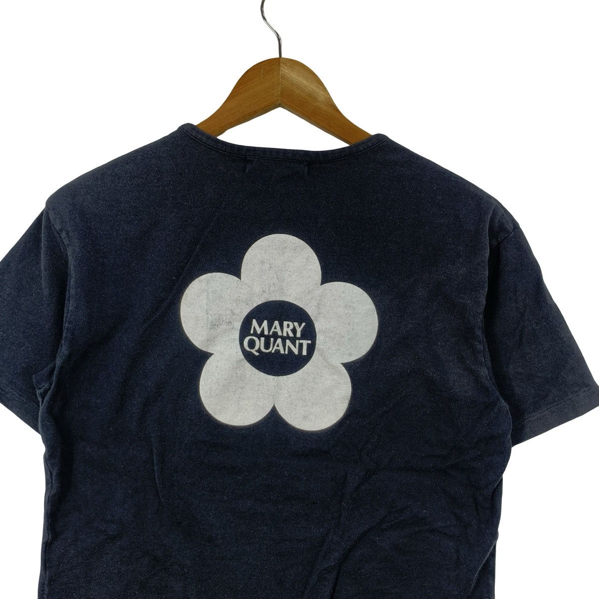Vintage Vintage MARY QUANT Backhit Og Logo Single Pocket Tee Shirt Size US S / EU 44-46 / 1 - 7 Thumbnail
