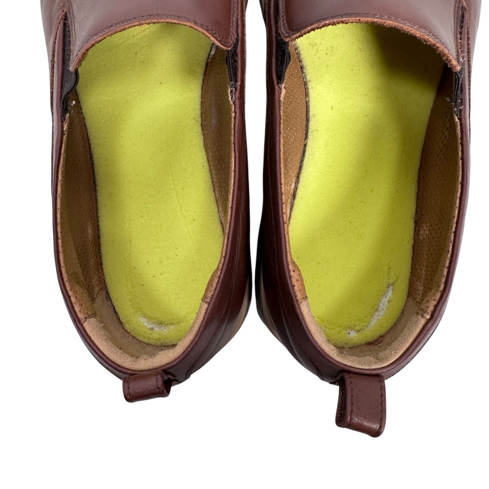 Other Amberjack Loafers Men’s US 12 M Brown Leather Slip On Shoes Size US 12 / EU 45 - 6 Thumbnail