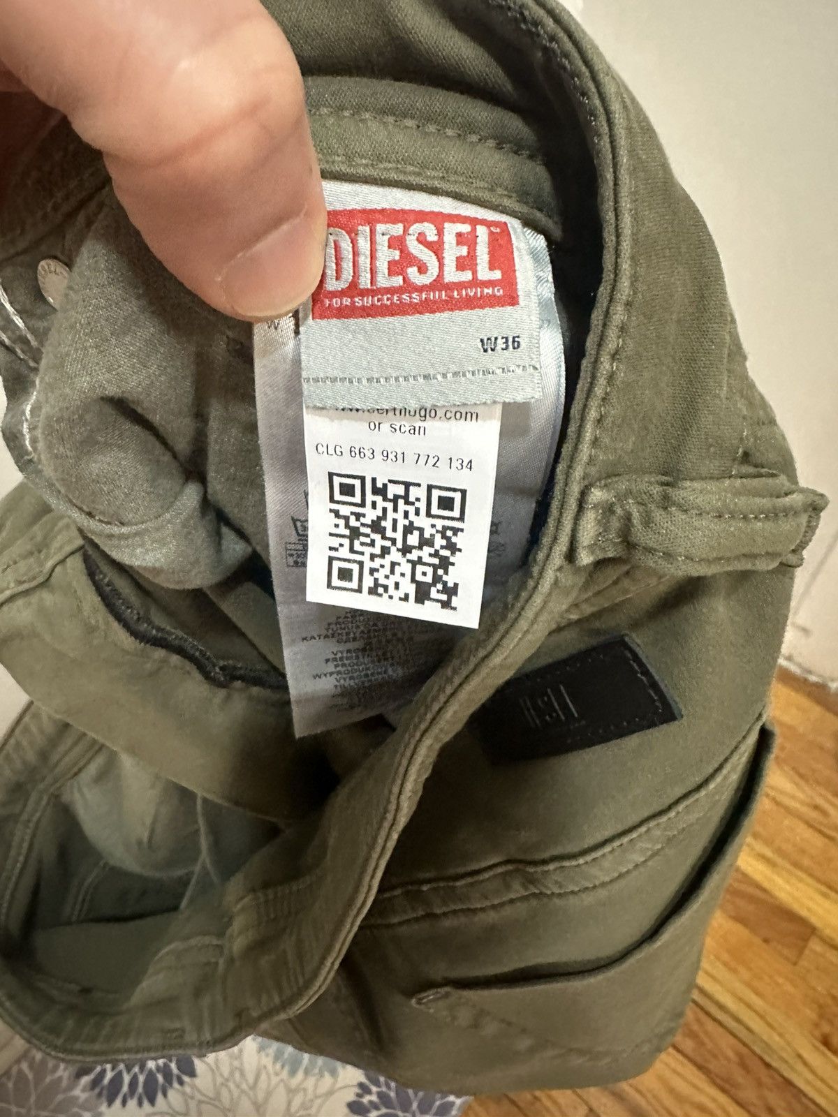 Diesel Diesel Thommer Jogg Jean Size US 36 / EU 52 - 4 Thumbnail
